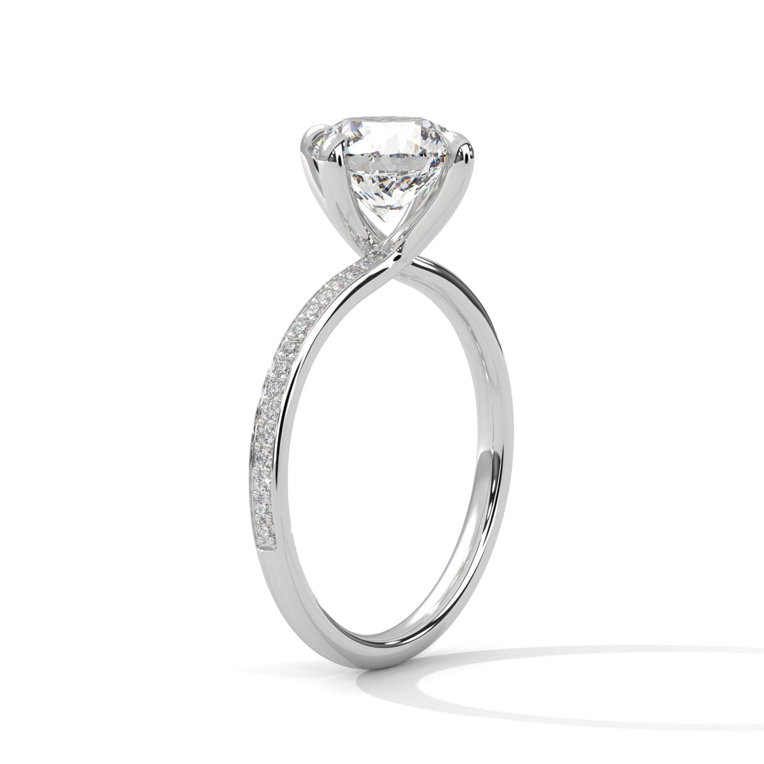 Celestial Glow 1 CT Round Lab-Grown Diamond Ring | 1.15 CTW