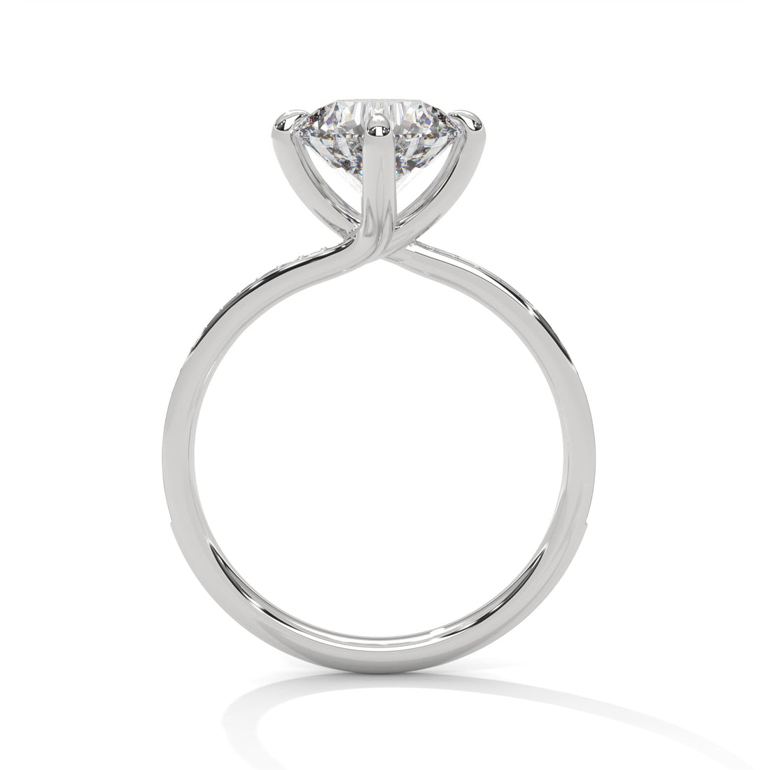 Celestial Glow 1.5 CT Round Lab-Grown Diamond Ring | 1.65 CTW