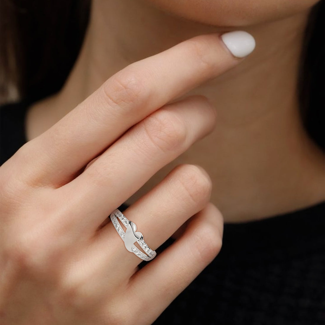 AmorTie  Lab-Grown Diamond Knot Ring | 2.02 CTW