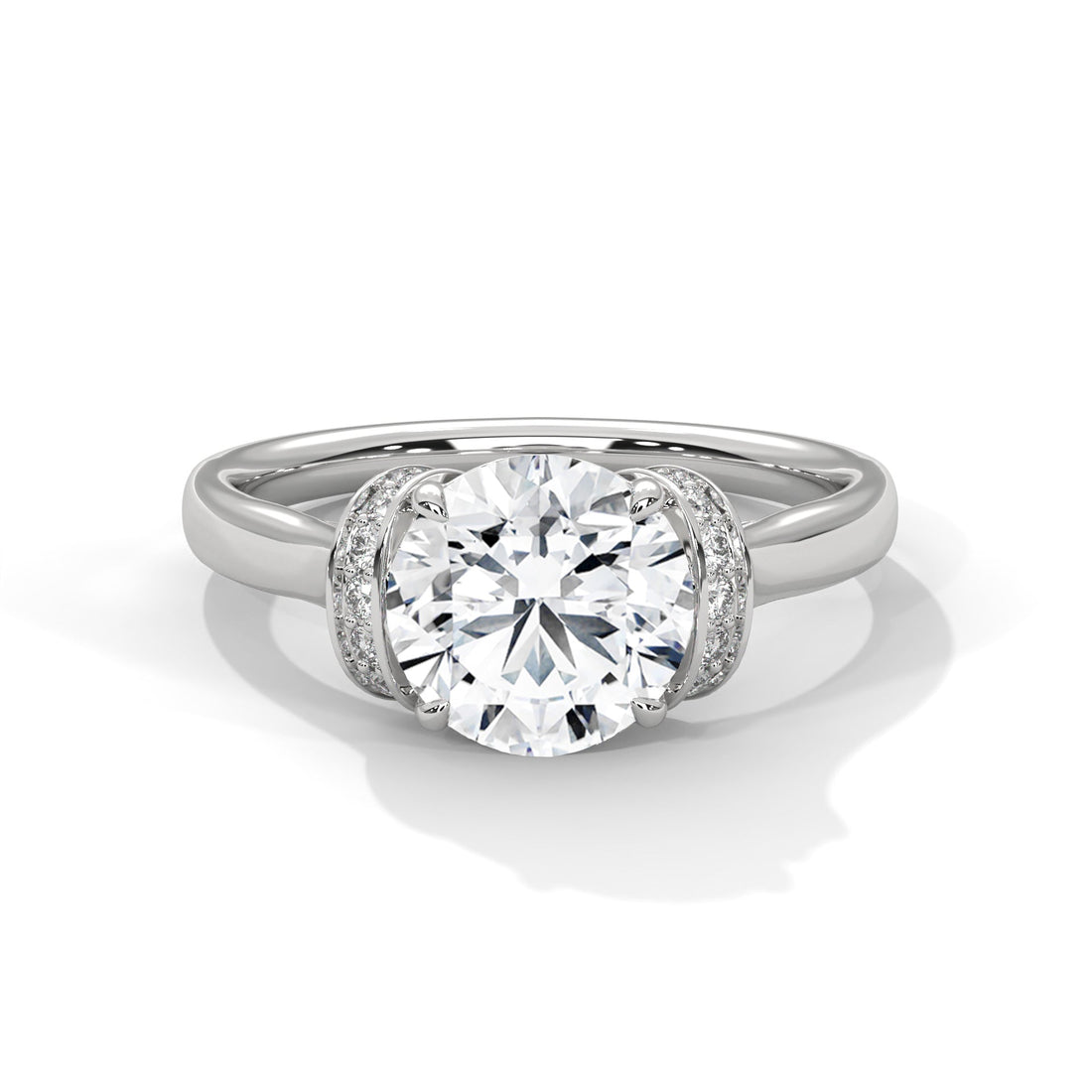 Embrace 1.5CT Round Lab-Grown Diamond Engagement Ring | 1.61 CTW