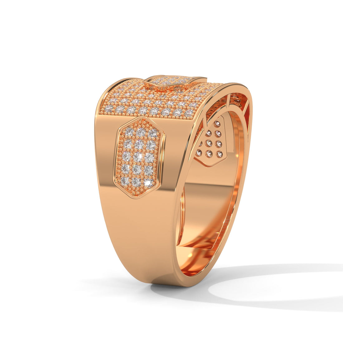 Majestic 1.34 CTW Round Lab-Grown Diamond Statement Men's Ring