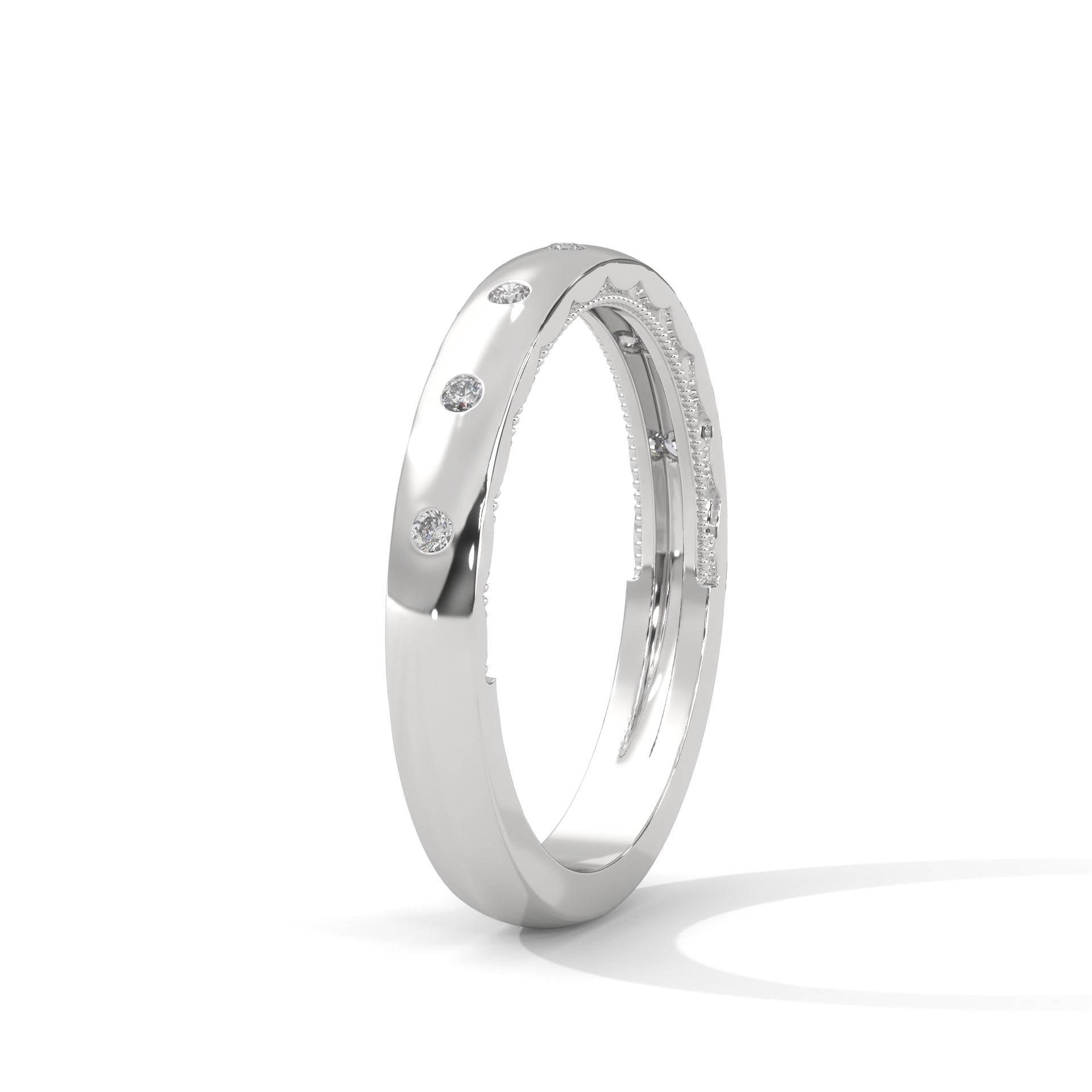 The Subtle Spark 0.10 CTW Round-Cut Diamond Ladies' Ring | 14K/18K Gold