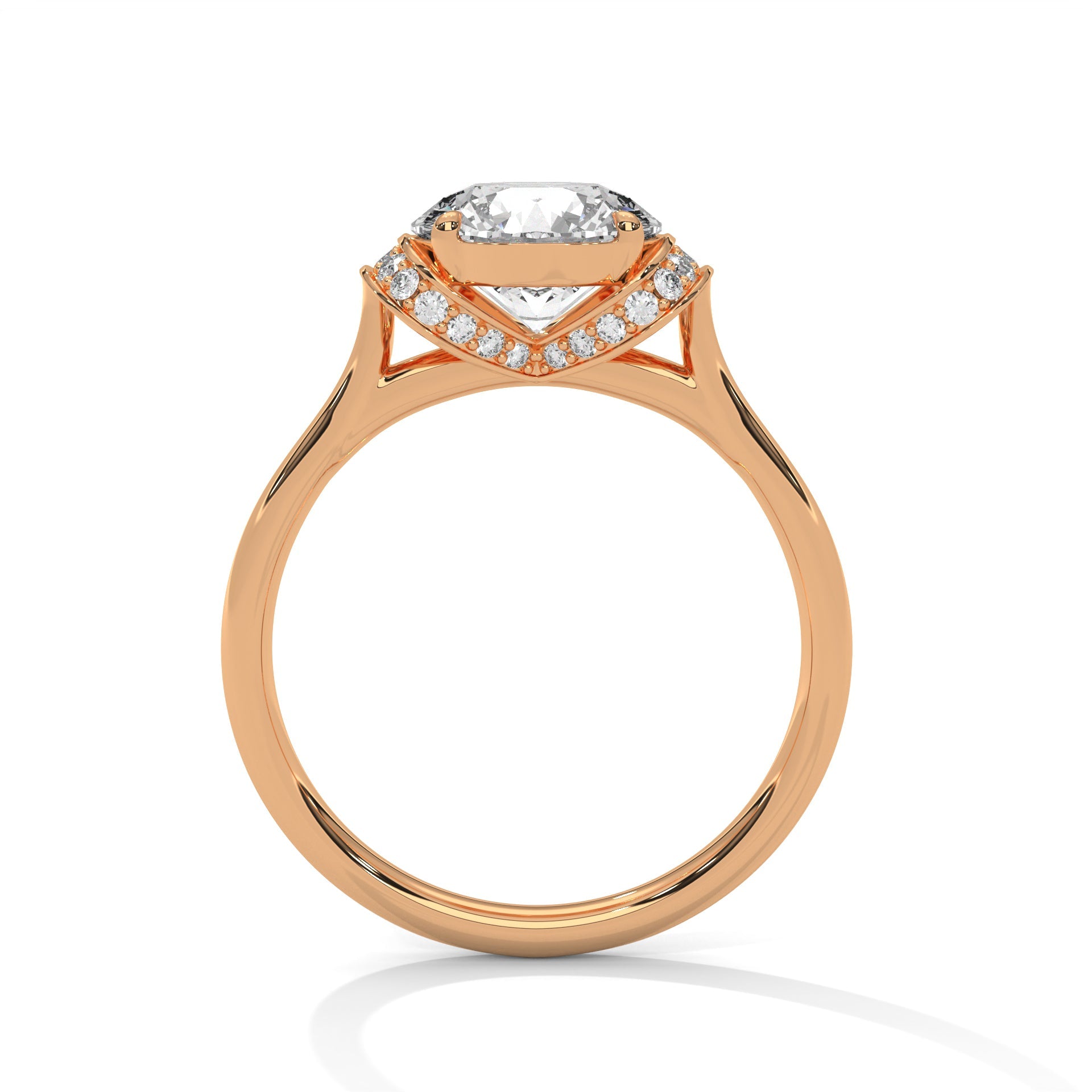 Embrace 1.5CT Round Lab-Grown Diamond Engagement Ring | 1.61 CTW