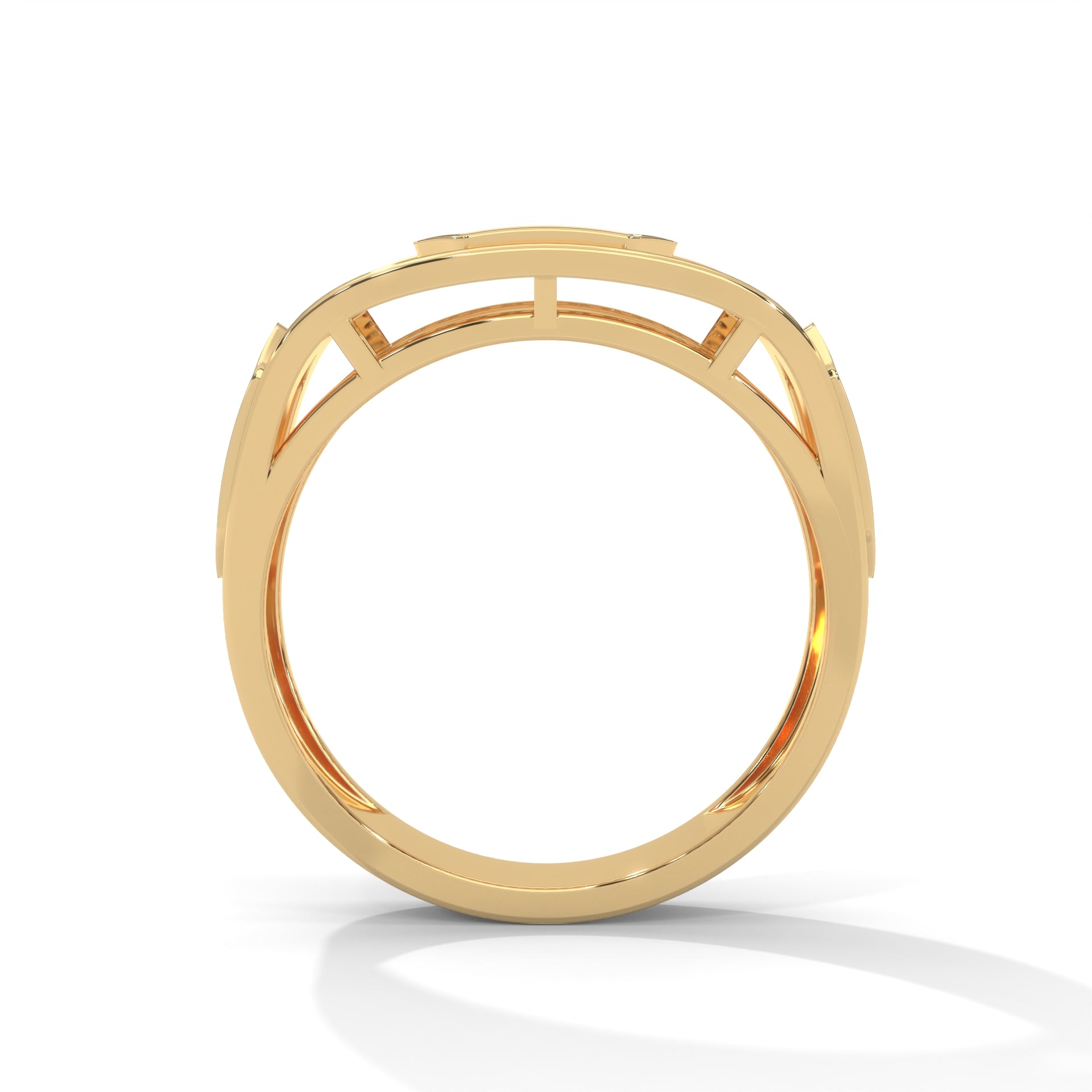 Majestic 1.34 CTW Round Lab-Grown Diamond Statement Men's Ring