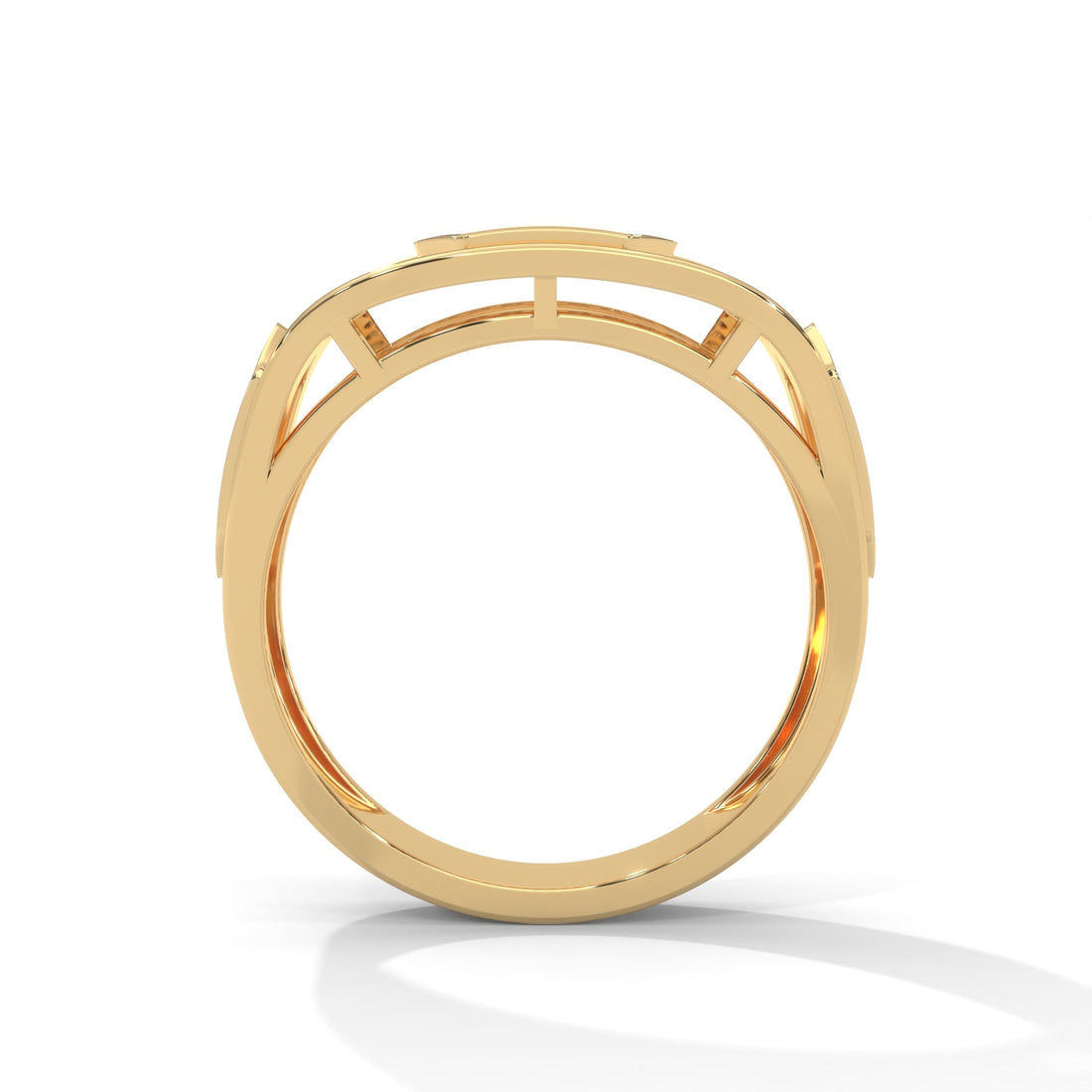 Majestic 1.34 CTW Round Lab-Grown Diamond Statement Men's Ring