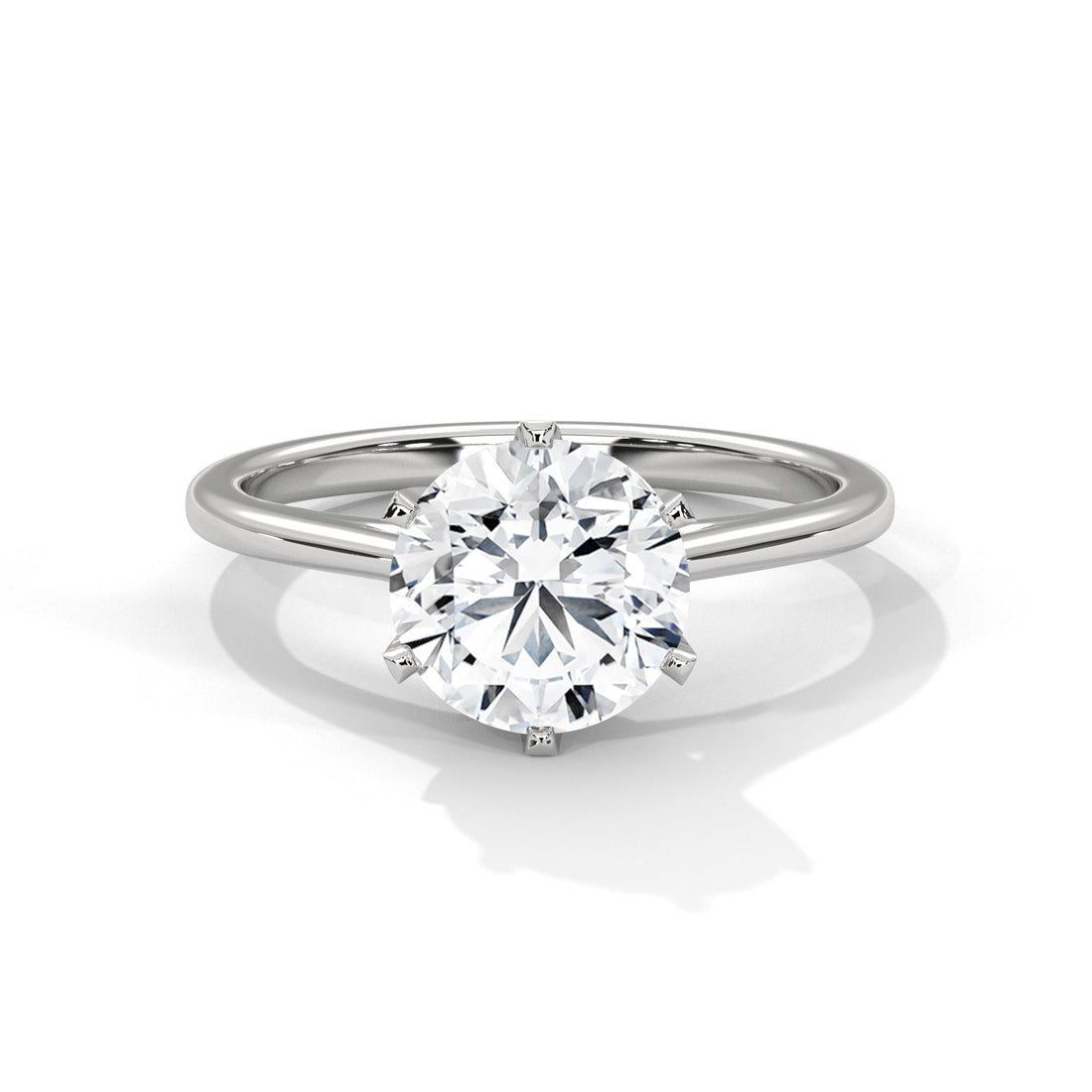 Round-Cut Lab Grown Diamond Classic Solitaire Ring | 1.5 CTW