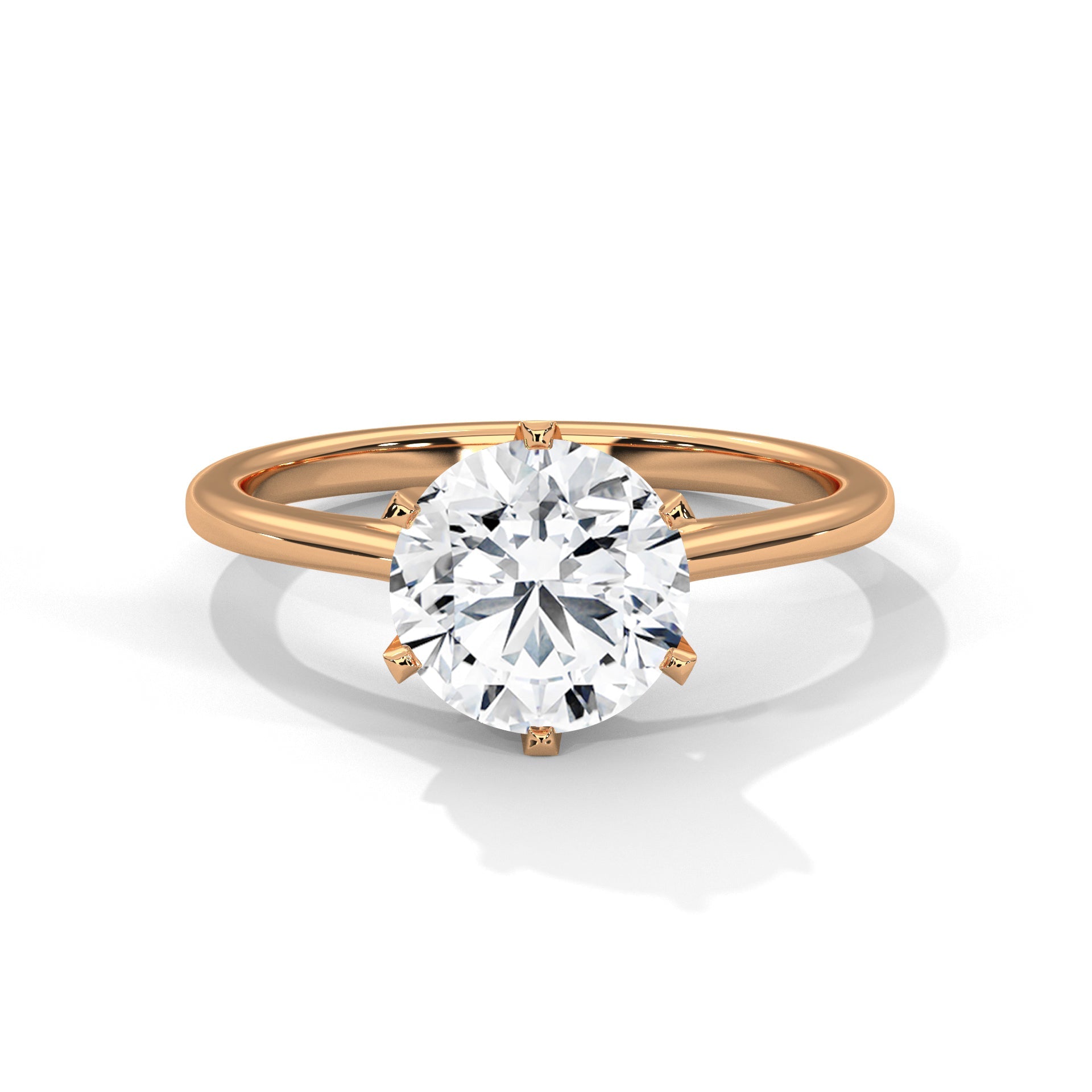 Round-Cut Lab Grown Diamond Classic Solitaire Ring | 1.5 CTW