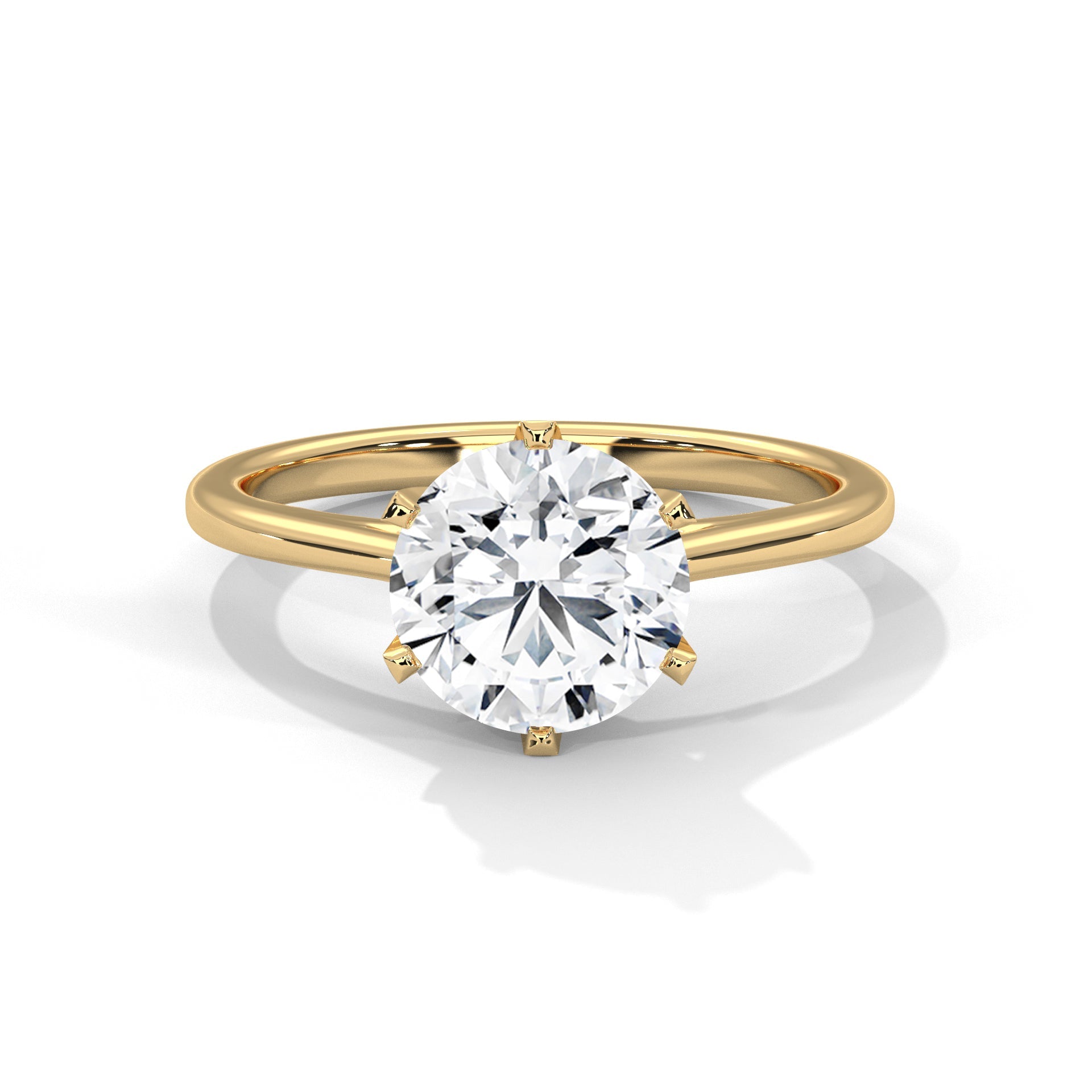 Round-Cut Lab Grown Diamond Classic Solitaire Ring | 1.5 CTW
