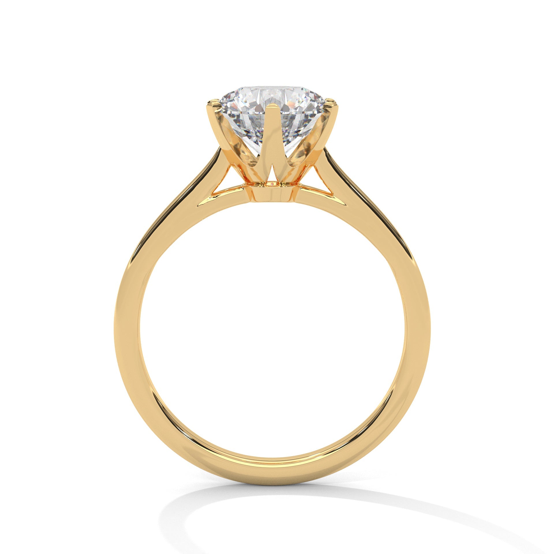 Round-Cut Lab Grown Diamond Classic Solitaire Ring | 1.5 CTW