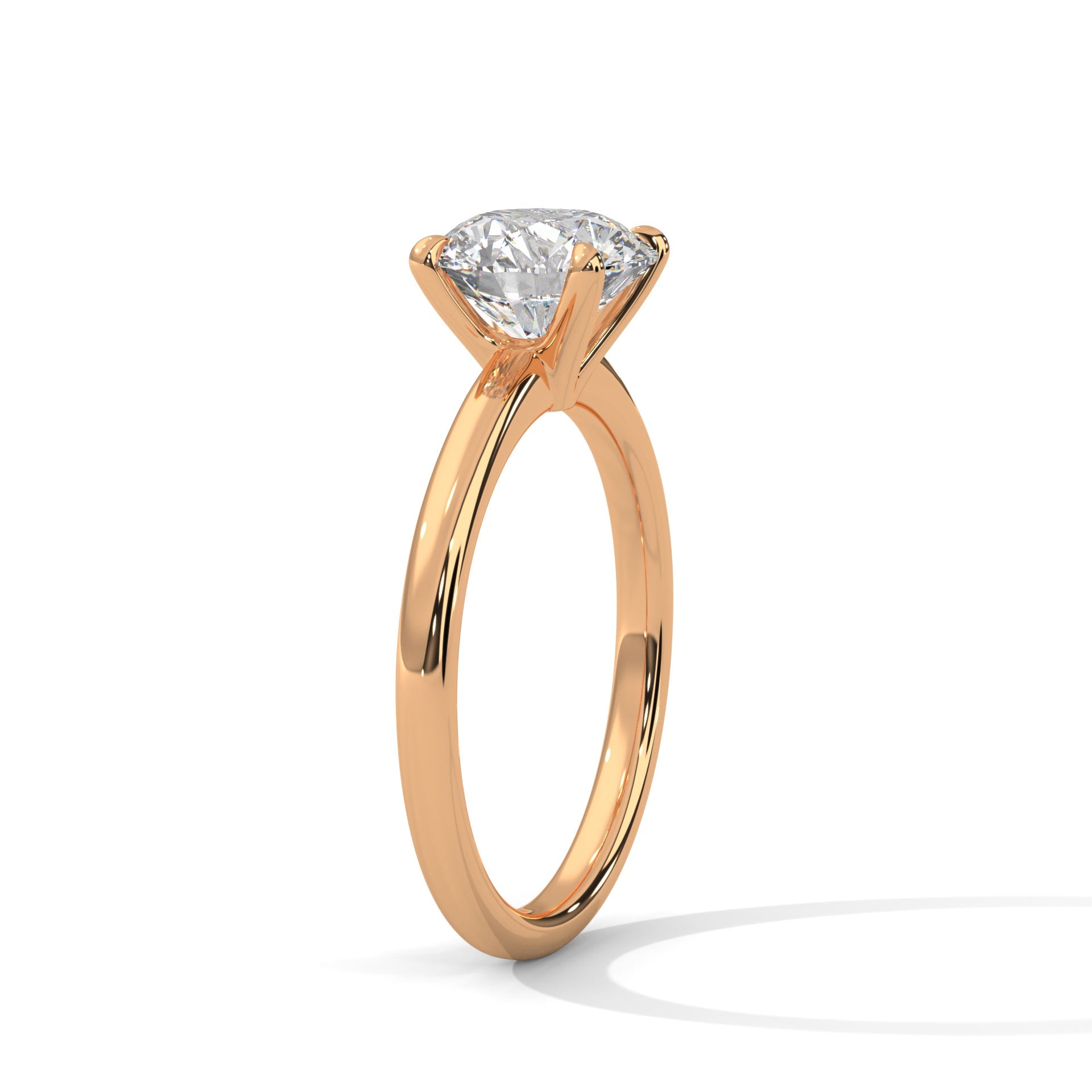 Timeless Spark 1 CT Round-Cut Lab Grown Diamond Solitaire Ring | E VS1