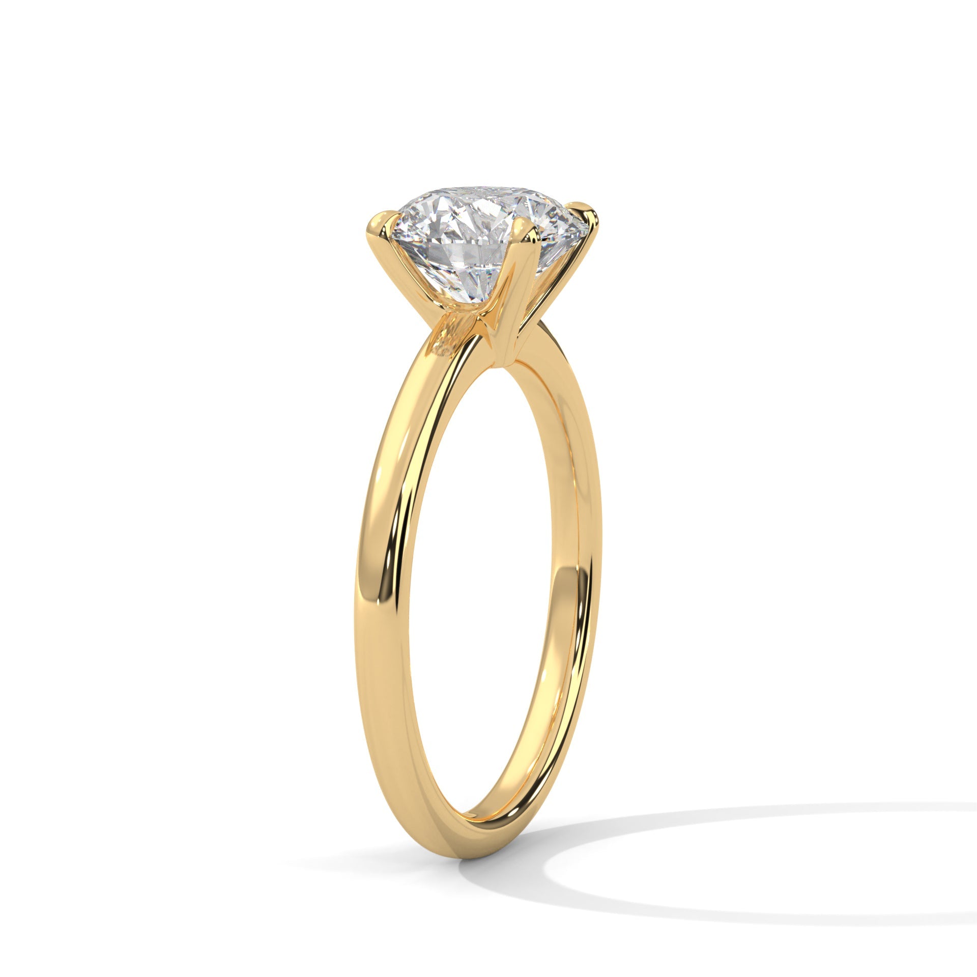 Pure Radiance 1.5 CT Round-Cut Lab Grown Diamond Solitaire Ring | E VS1