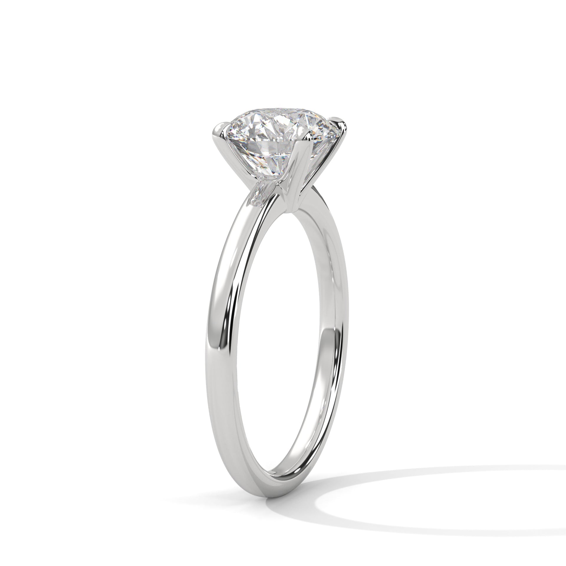 Pure Radiance 1.5 CT Round-Cut Lab Grown Diamond Solitaire Ring | E VS1
