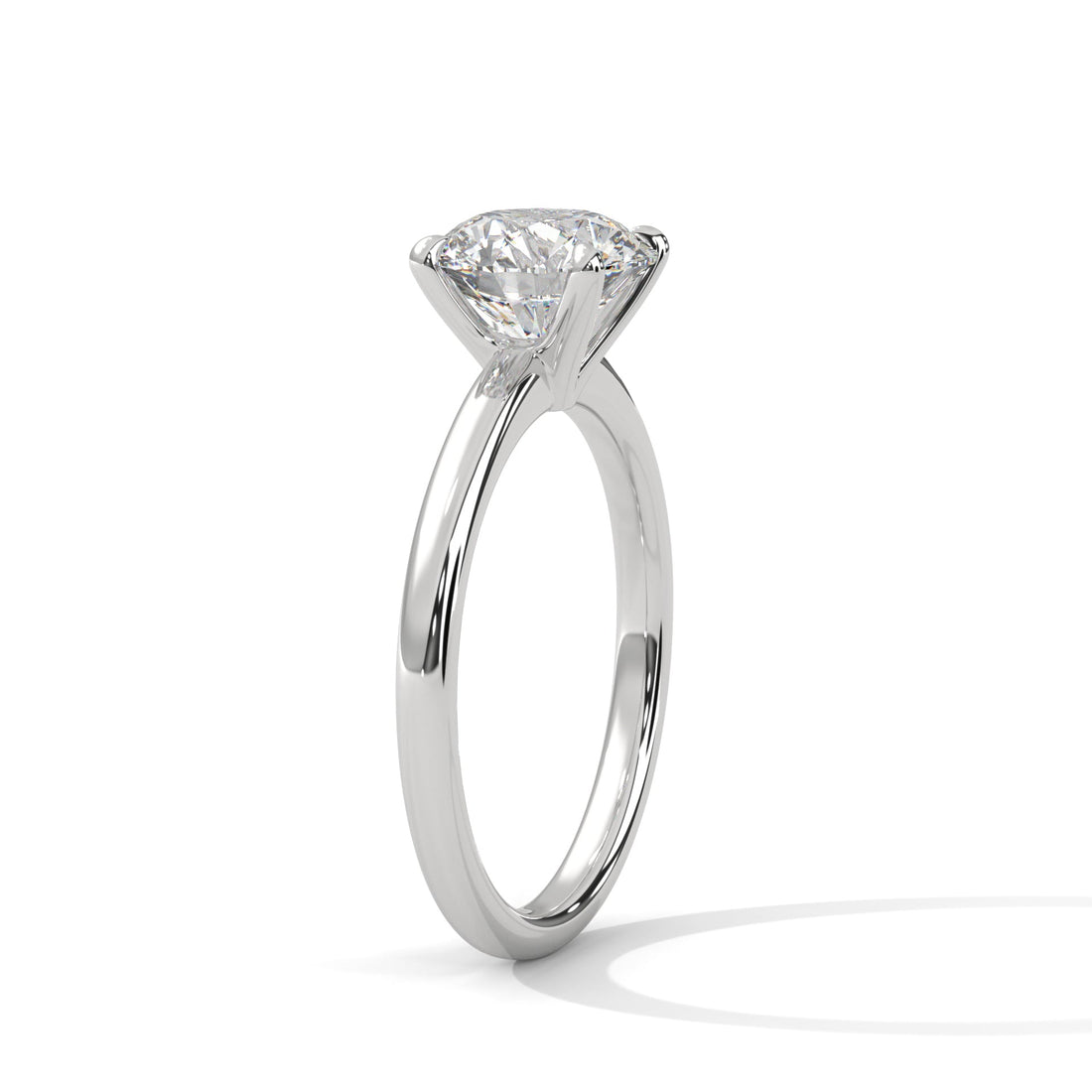 Pure Radiance 1.5 CT Round-Cut Lab Grown Diamond Solitaire Ring | E VS1
