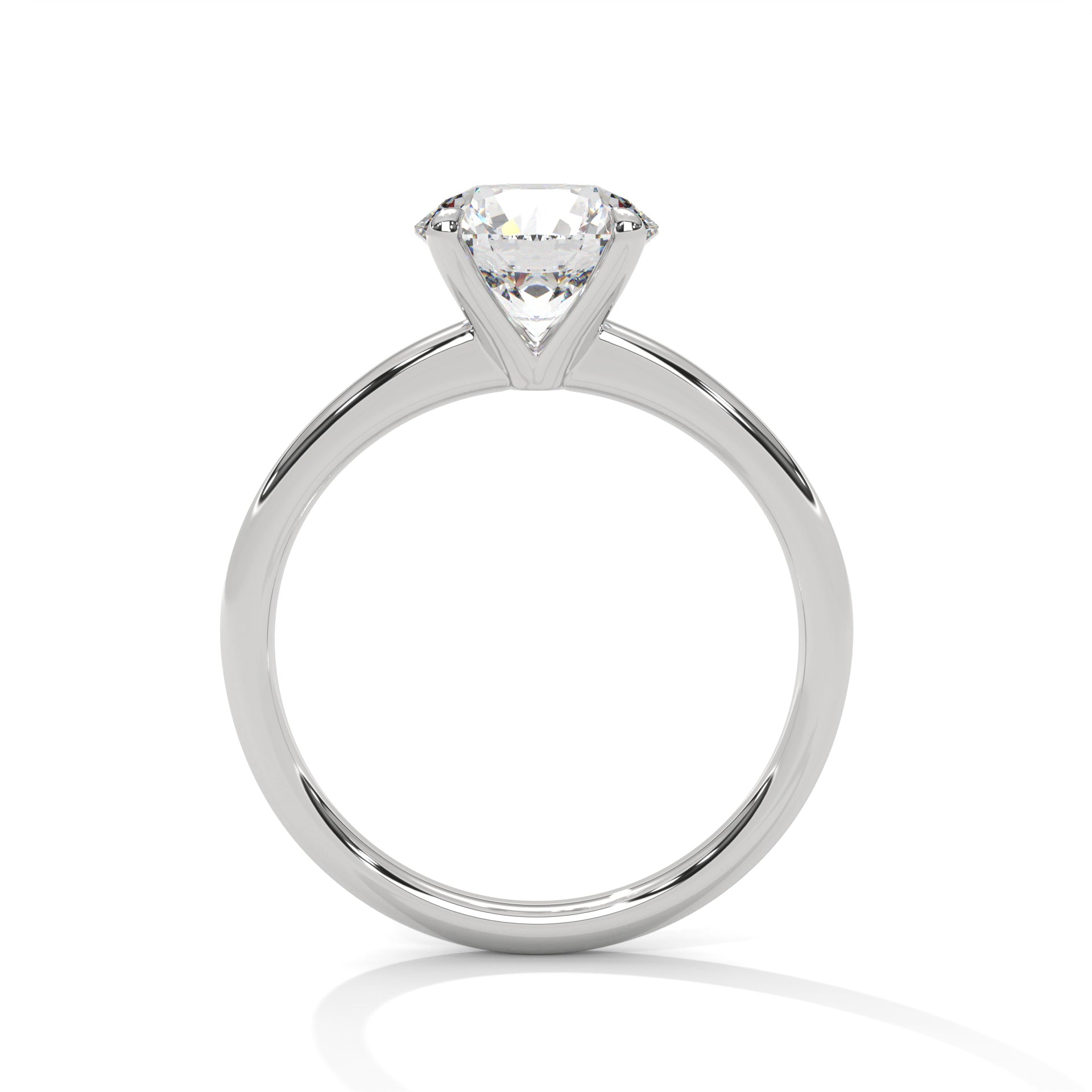 Pure Radiance 1.5 CT Round-Cut Lab Grown Diamond Solitaire Ring | E VS1