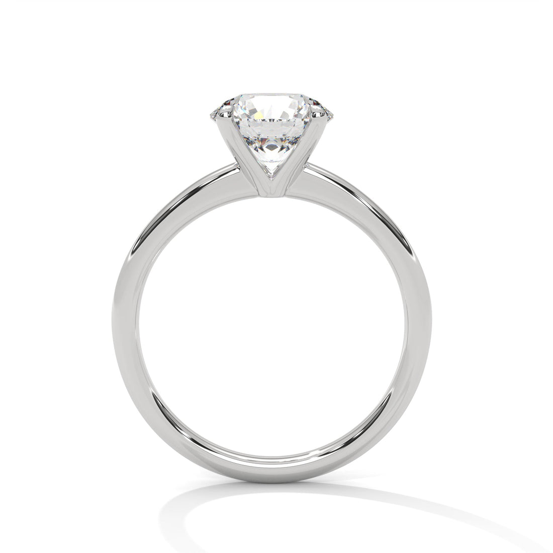 Timeless Spark 1 CT Round-Cut Lab Grown Diamond Solitaire Ring | E VS1