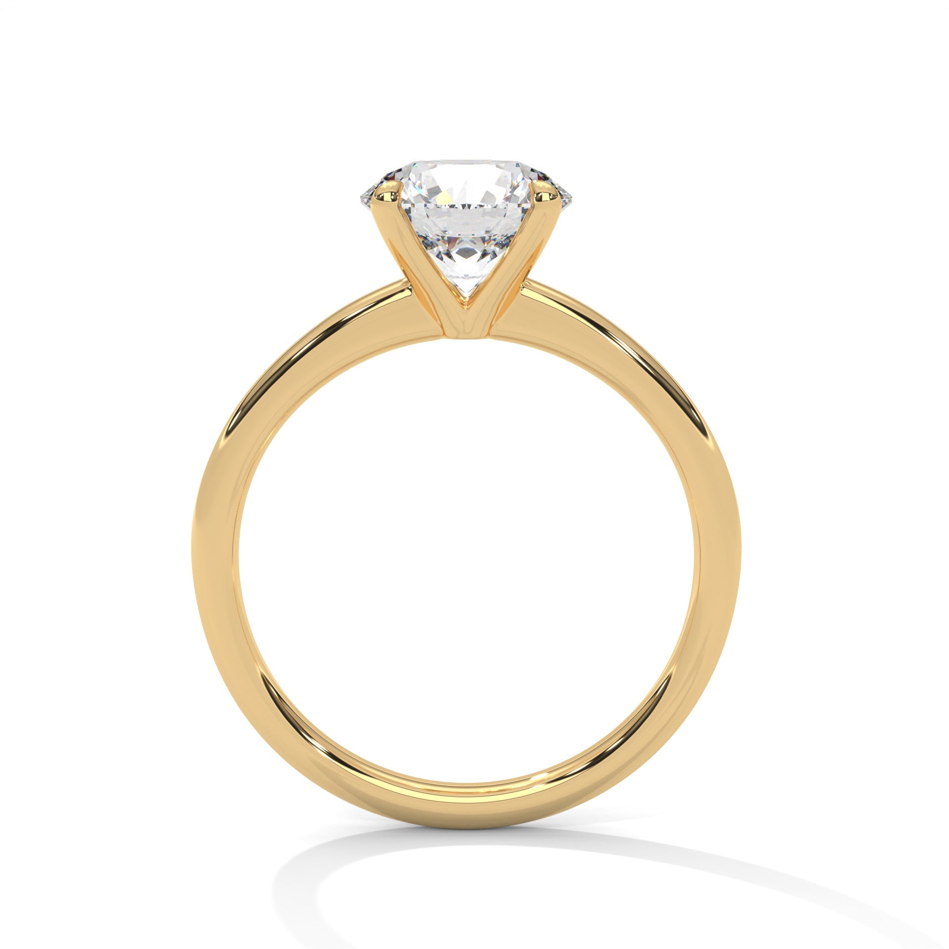 Pure Radiance 1.5 CT Round-Cut Lab Grown Diamond Solitaire Ring | E VS1