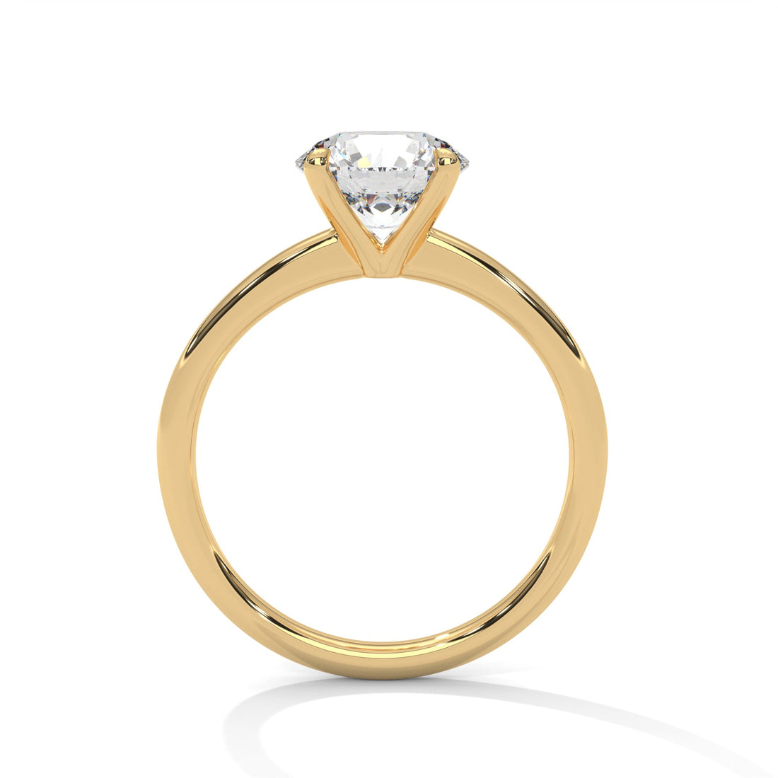 Timeless Spark 1 CT Round-Cut Lab Grown Diamond Solitaire Ring | E VS1