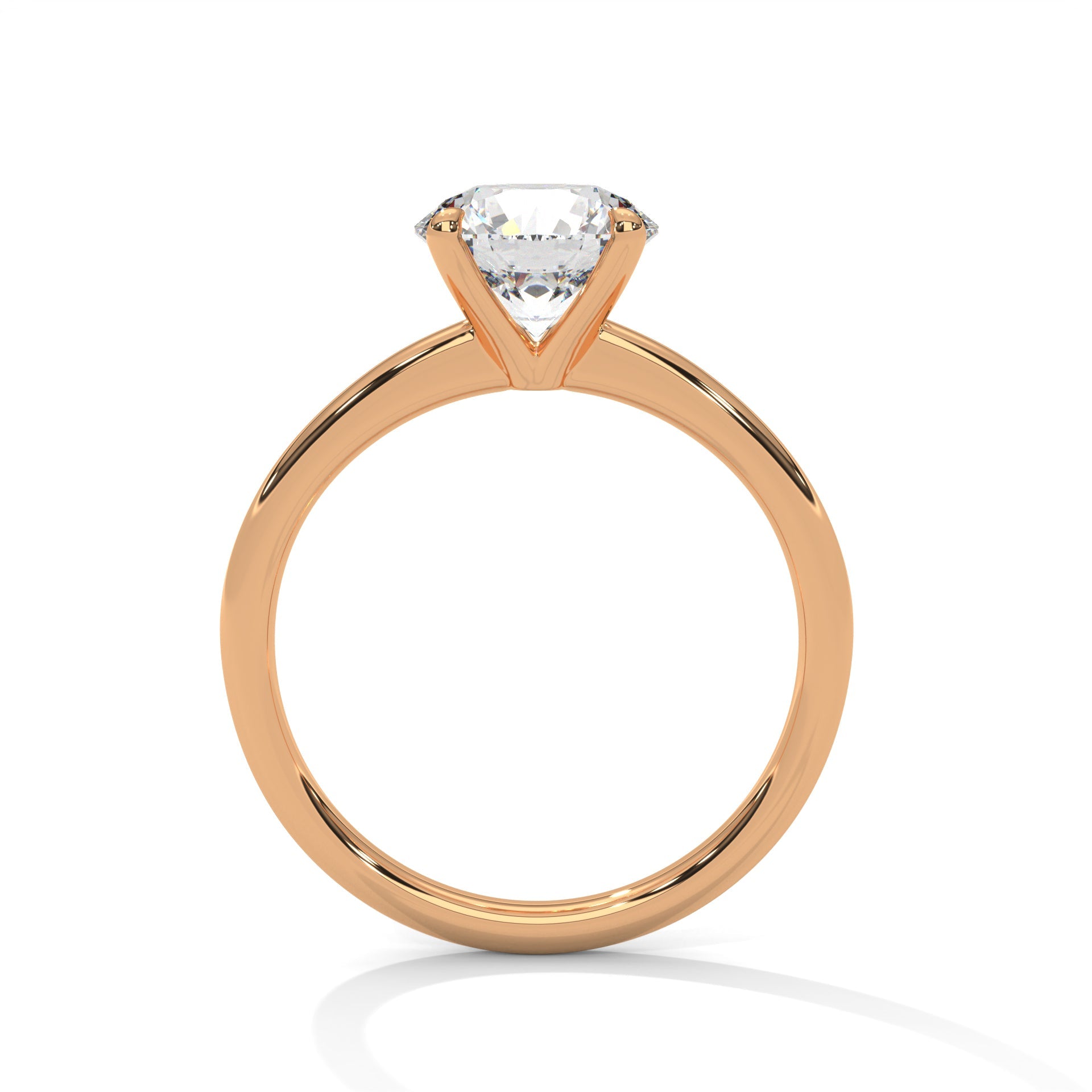 Pure Radiance 1.5 CT Round-Cut Lab Grown Diamond Solitaire Ring | E VS1