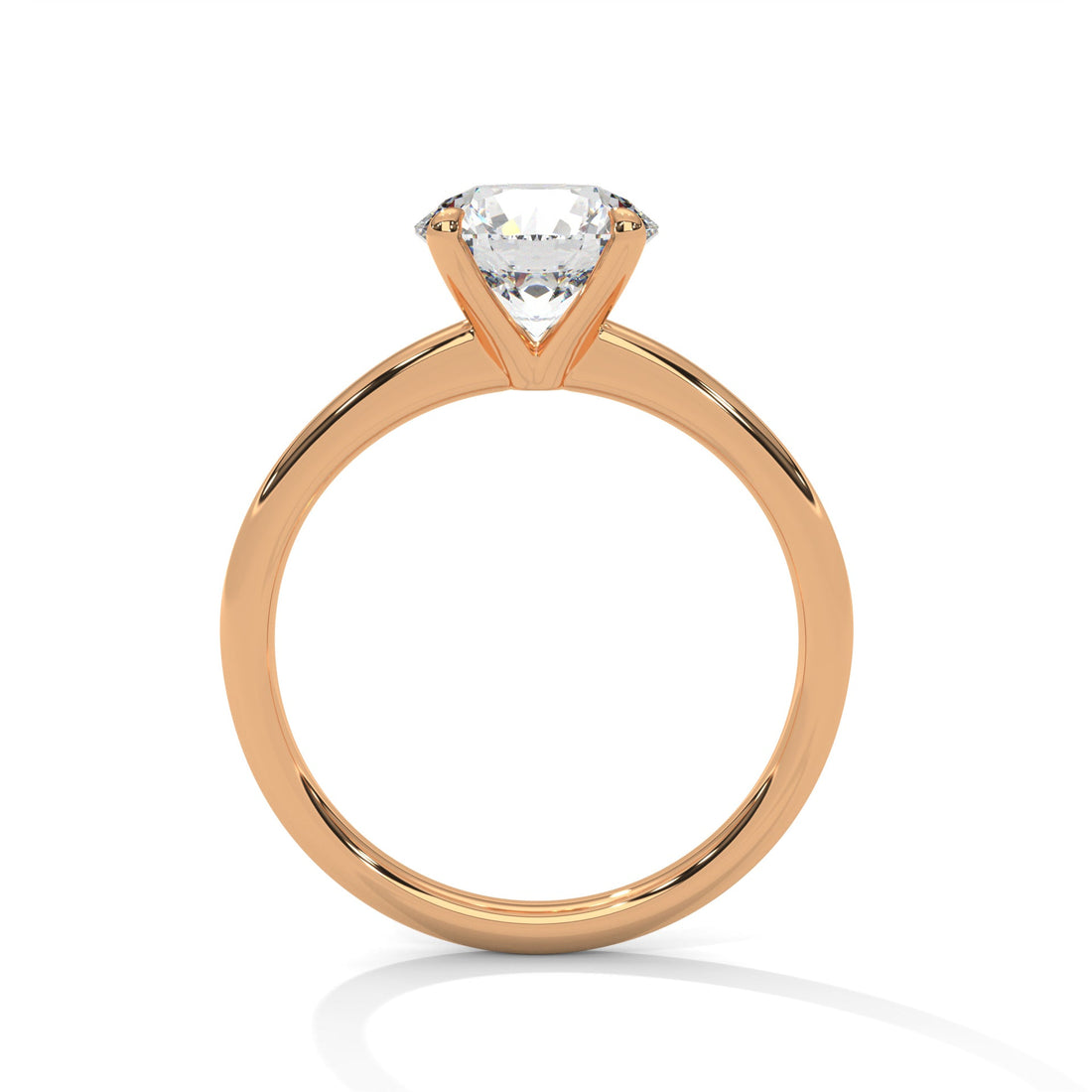 Timeless Spark 1 CT Round-Cut Lab Grown Diamond Solitaire Ring | E VS1