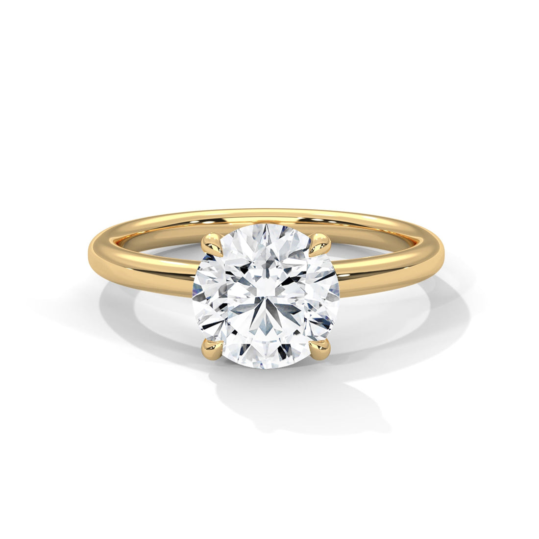 Pure Radiance 1.5 CT Round-Cut Lab Grown Diamond Solitaire Ring | E VS1