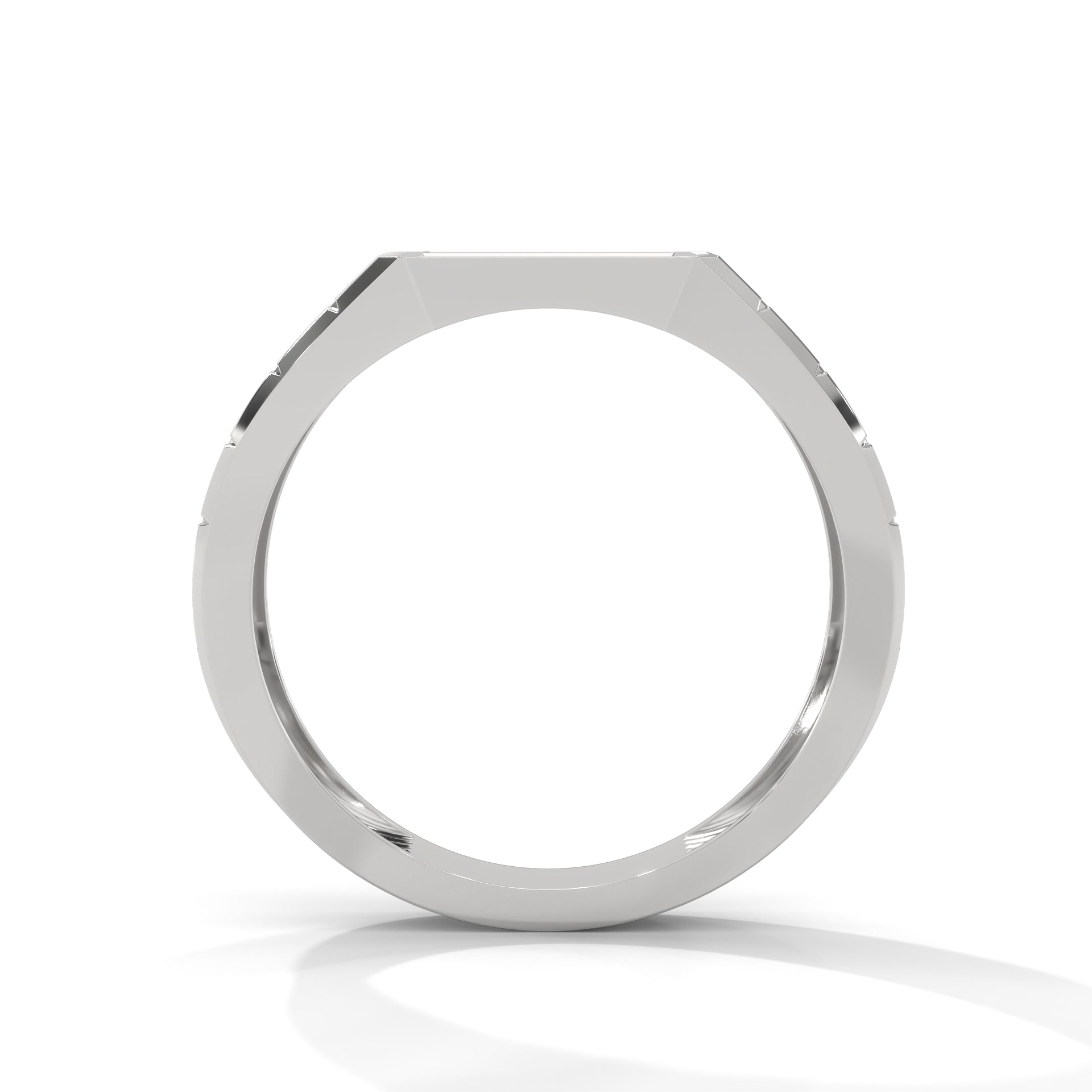 Titan 0.35 CTW Round Lab-Grown Diamond Grid Men's Ring