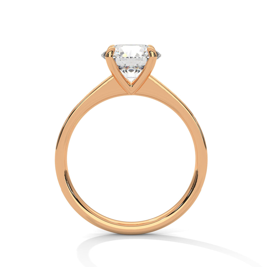Celestial Bloom 1.71 CTW Round Lab-Grown Diamond Engagement Ring | E-VS1