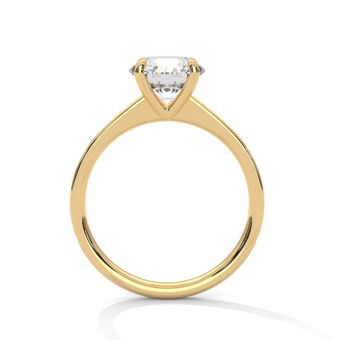 Celestial Bloom 1.71 CTW Round Lab-Grown Diamond Engagement Ring | E-VS1