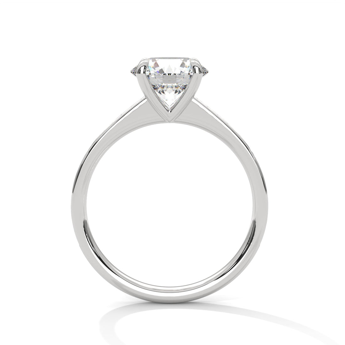 Luminous Charm 2CT Round Lab-Grown Diamond Engagement Ring | 2.21 CTW