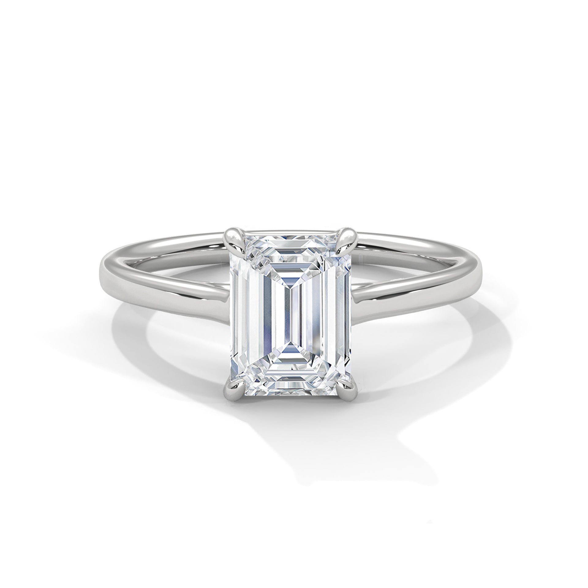 Elysian Grace 1.5CT Emerald Lab-Grown Diamond Engagement Ring | 1.5 CTW