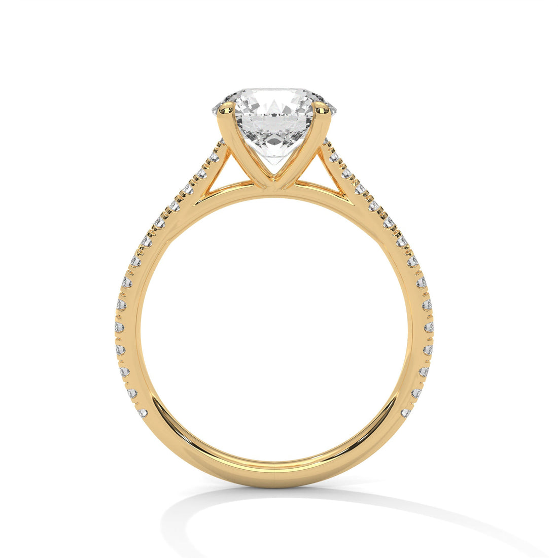 Luminous Grace 2.27 CTW Round-Cut Diamond Engagement Ring | E-VS2