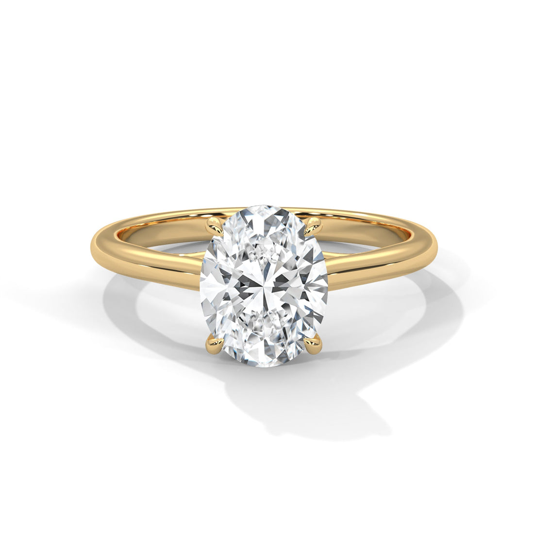 Radiance 2.0ct Oval Lab Diamond Engagement Ring | E VS1