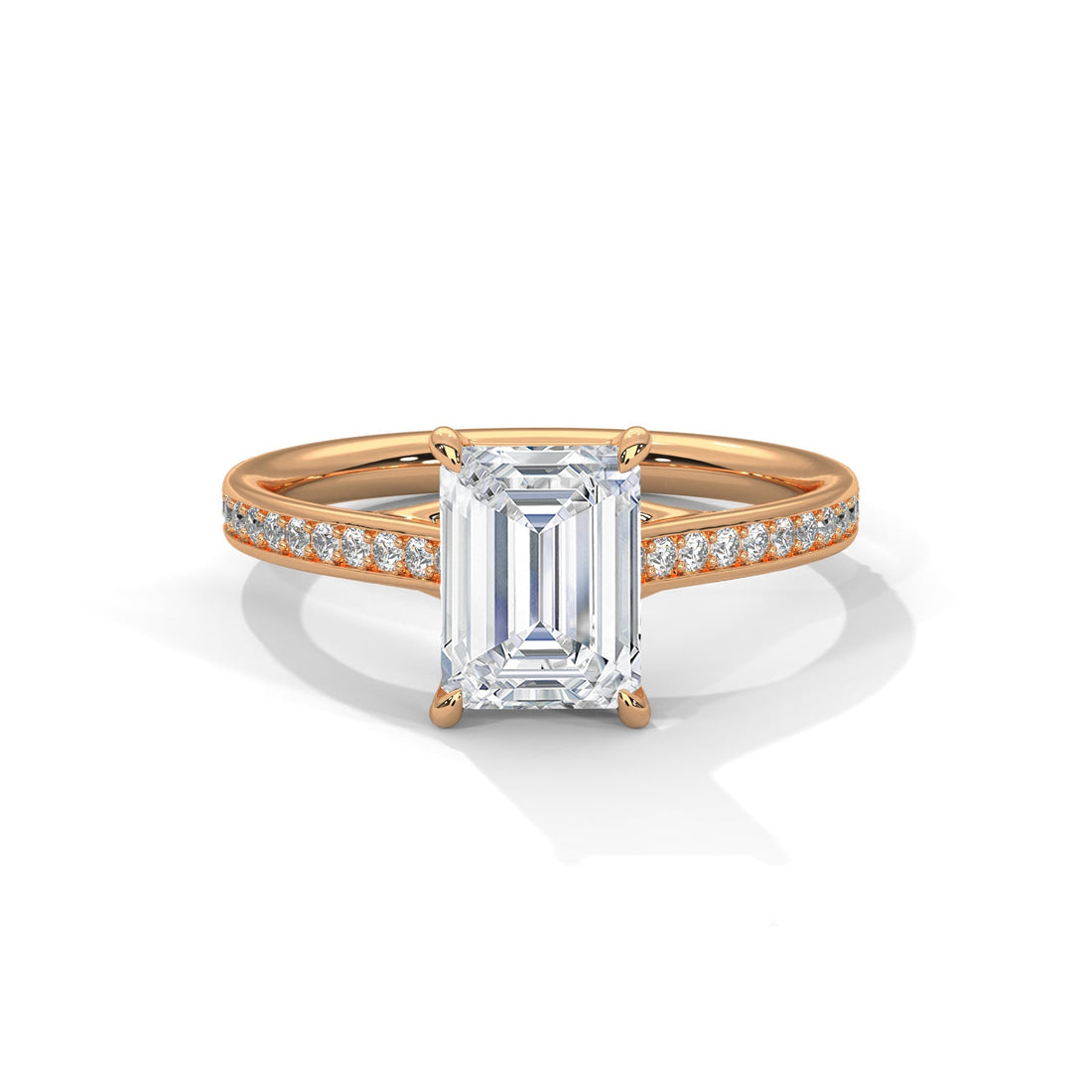 Brilliance 1.5CT Emerald Lab-Grown Diamond Engagement Ring | 1.71 CTW