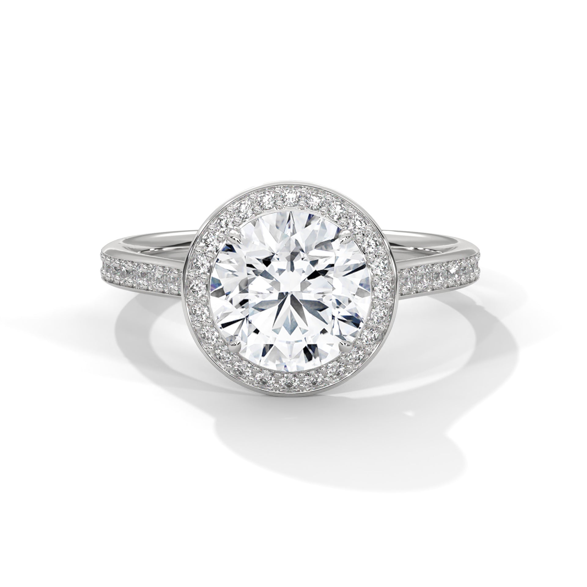 Ethereal Glow 1CT Round Lab-Grown Diamond Engagement Ring | 1.34 CTW