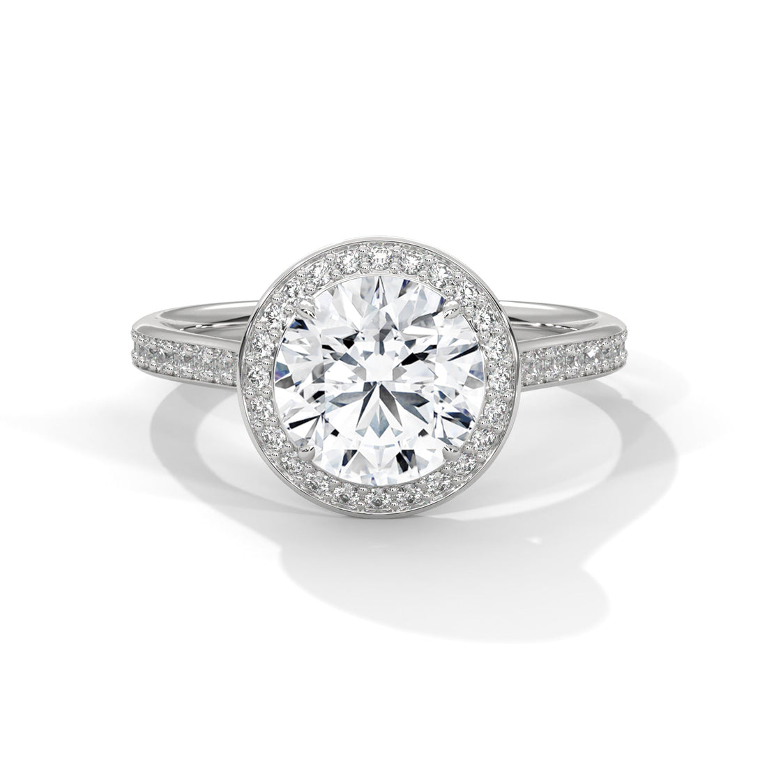 Ethereal Glow 1CT Round Lab-Grown Diamond Engagement Ring | 1.34 CTW