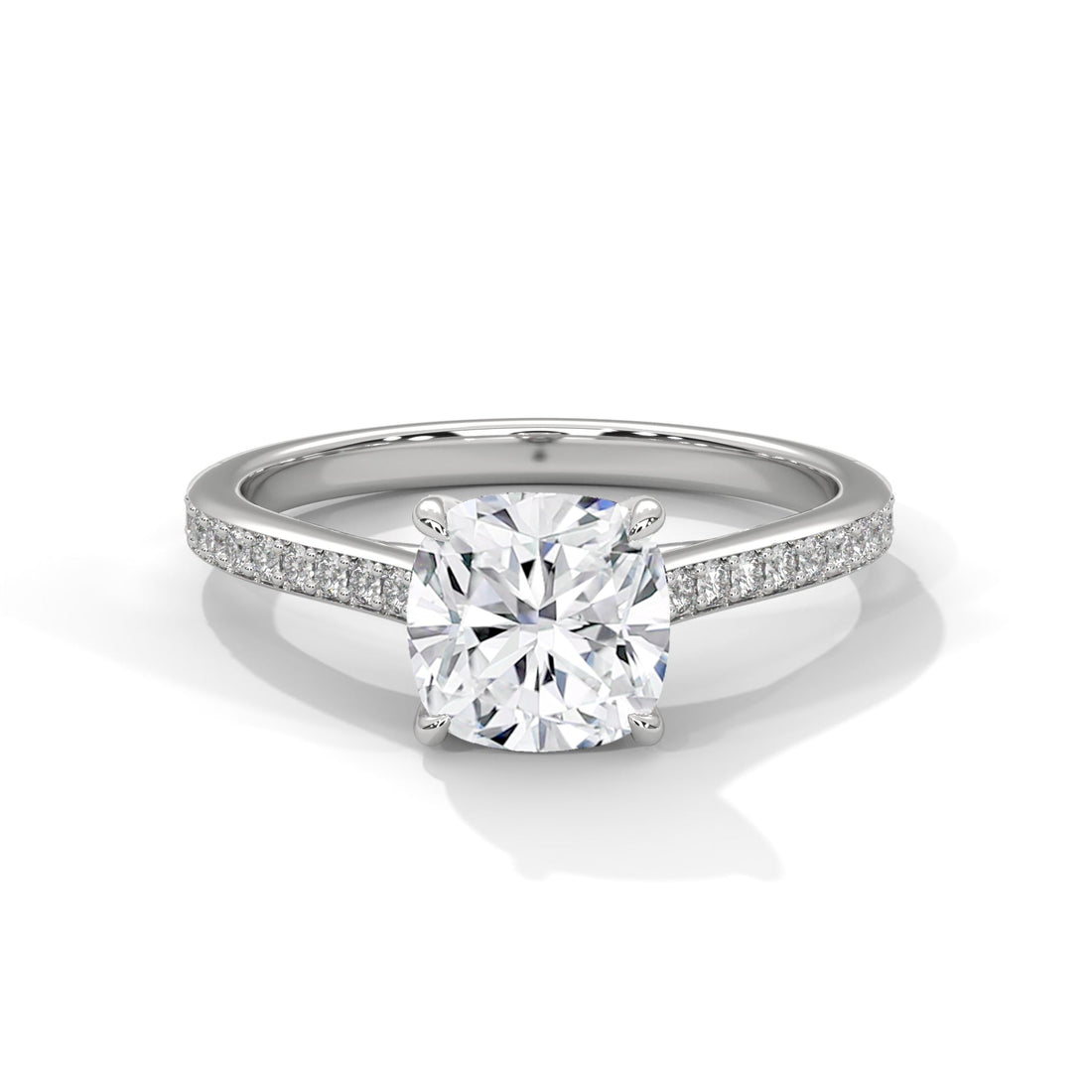 Eternal Glow Cushion-Cut Lab Diamond Engagement Ring | 2.24 CTW