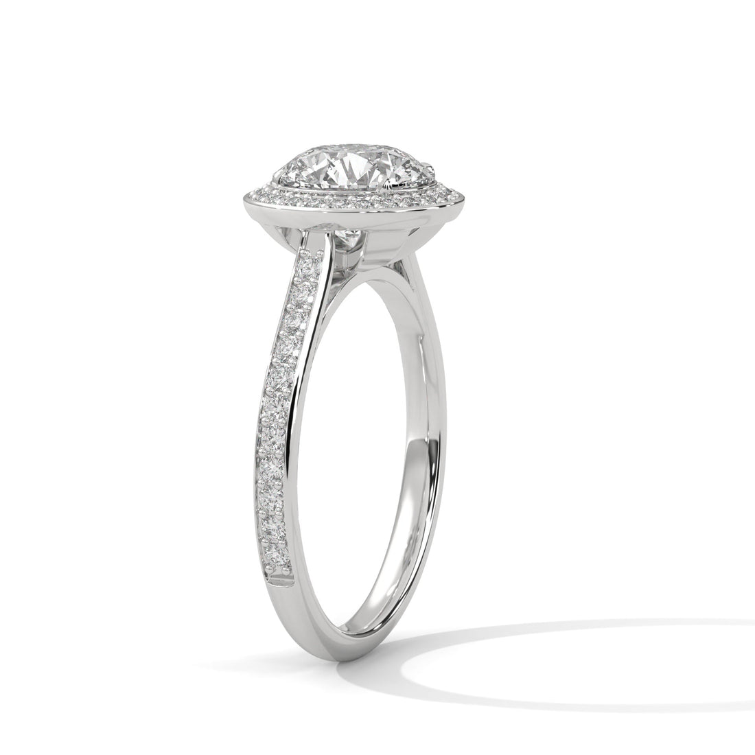 Ethereal Glow 1CT Round Lab-Grown Diamond Engagement Ring | 1.34 CTW