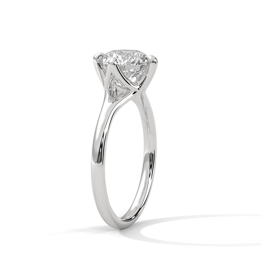 Ethereal Grace 1.5 CT Round-Cut Lab Grown Diamond Solitaire Ring| E-VS1