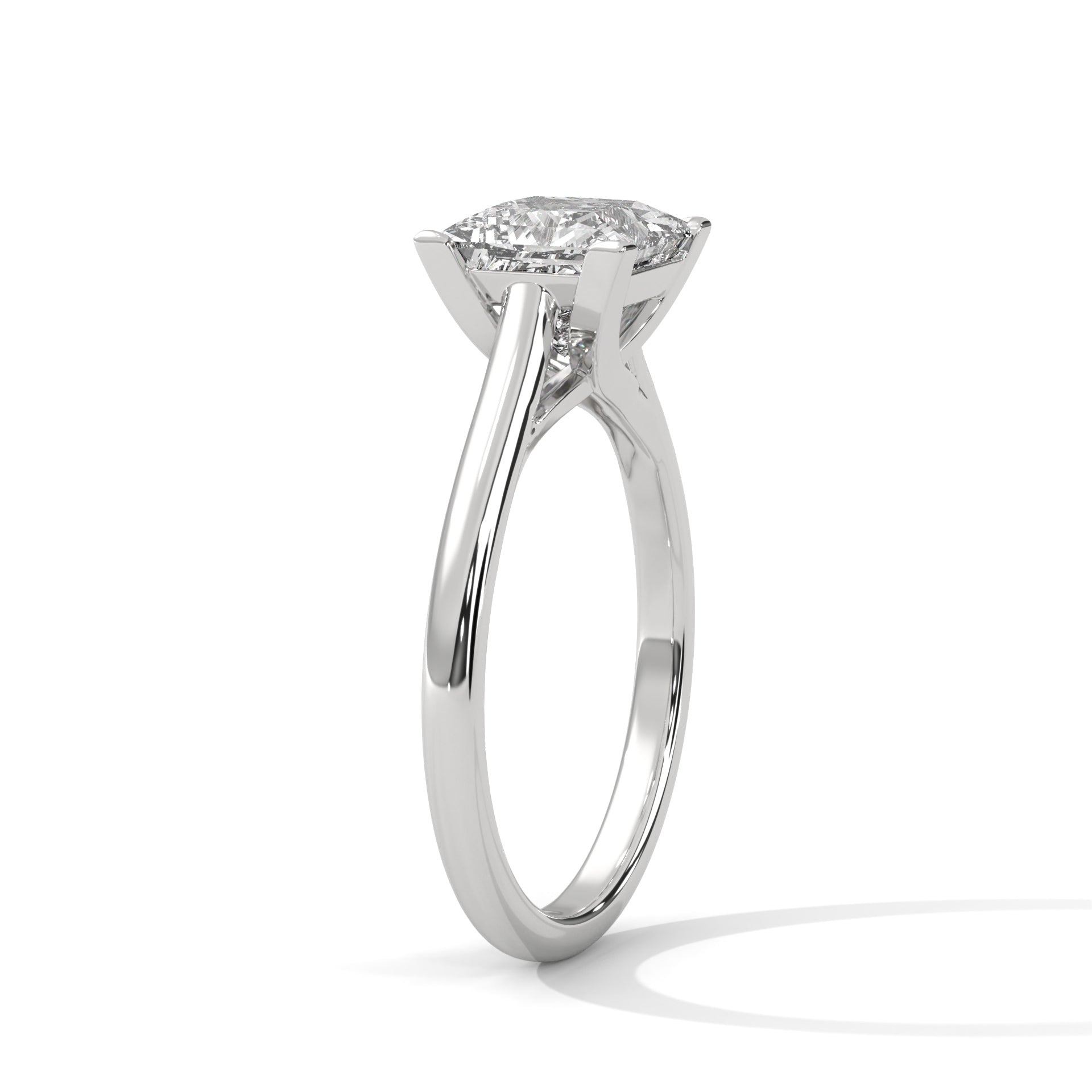 Timeless 2 CT Princess Lab-Grown Diamond Ring | 2 CTW