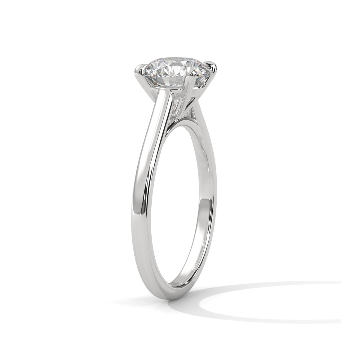 Classic Brilliance 1.5 CT Round-Cut Lab Grown Diamond Solitaire Ring