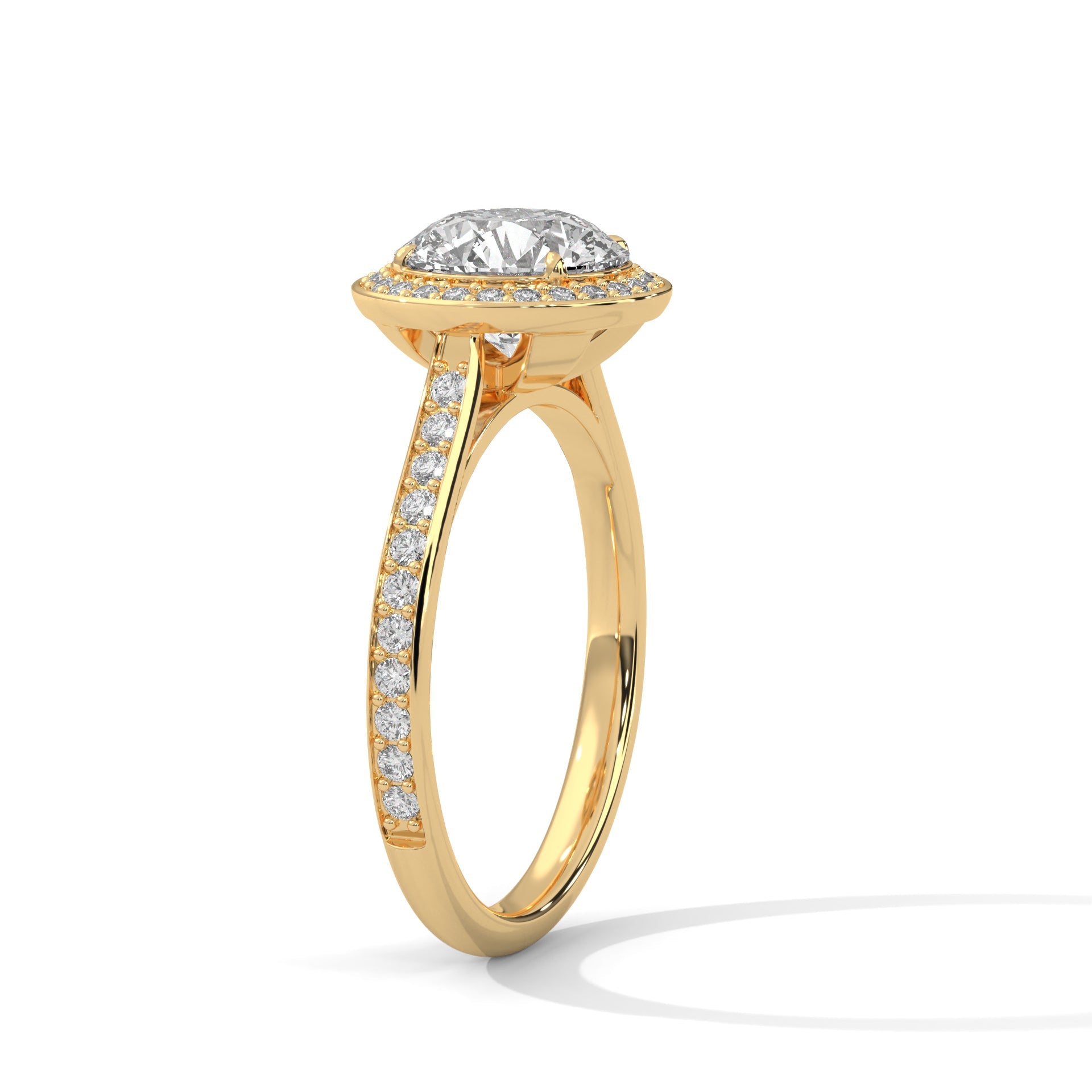 Ethereal Glow 1CT Round Lab-Grown Diamond Engagement Ring | 1.34 CTW