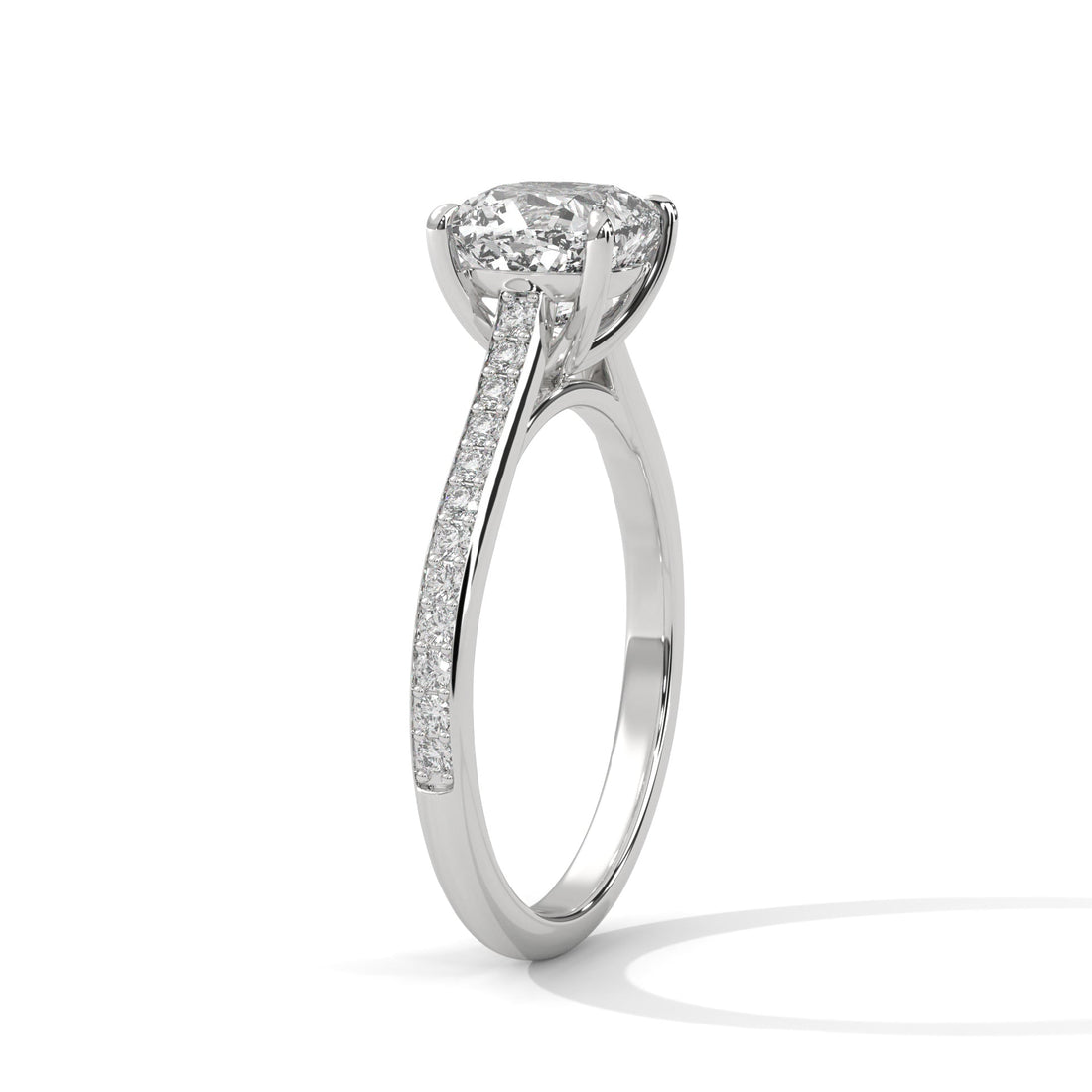 Eternal Glow Cushion-Cut Lab Diamond Engagement Ring | 2.24 CTW
