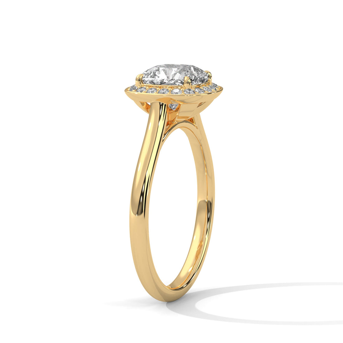 Velora Halo 1.5CT Cushion Lab-Grown Diamond Engagement Ring | 1.66 CTW