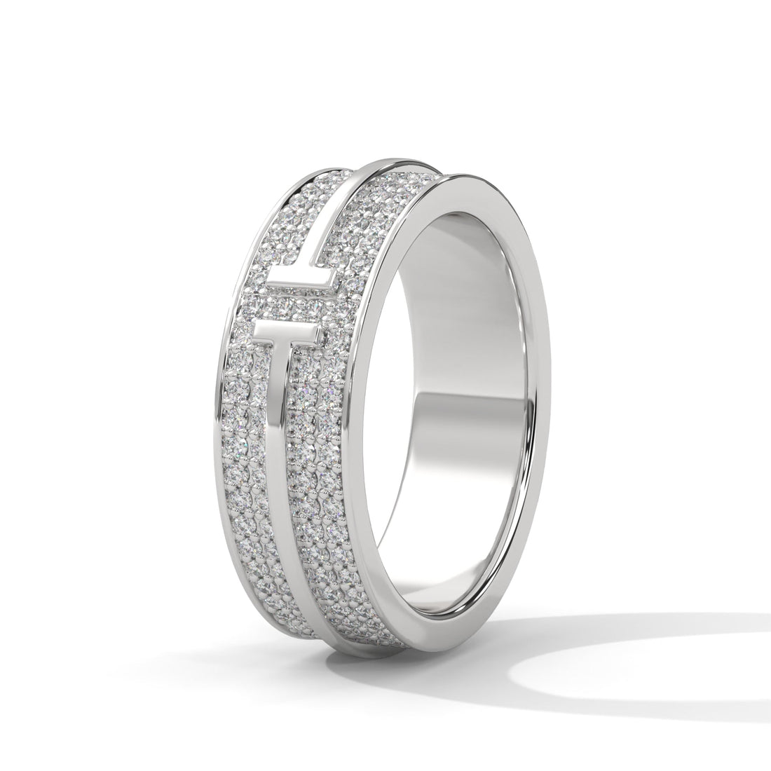 Architectural Allure Gold Diamond Multi-Layer Band Ring | 1.07 CTW