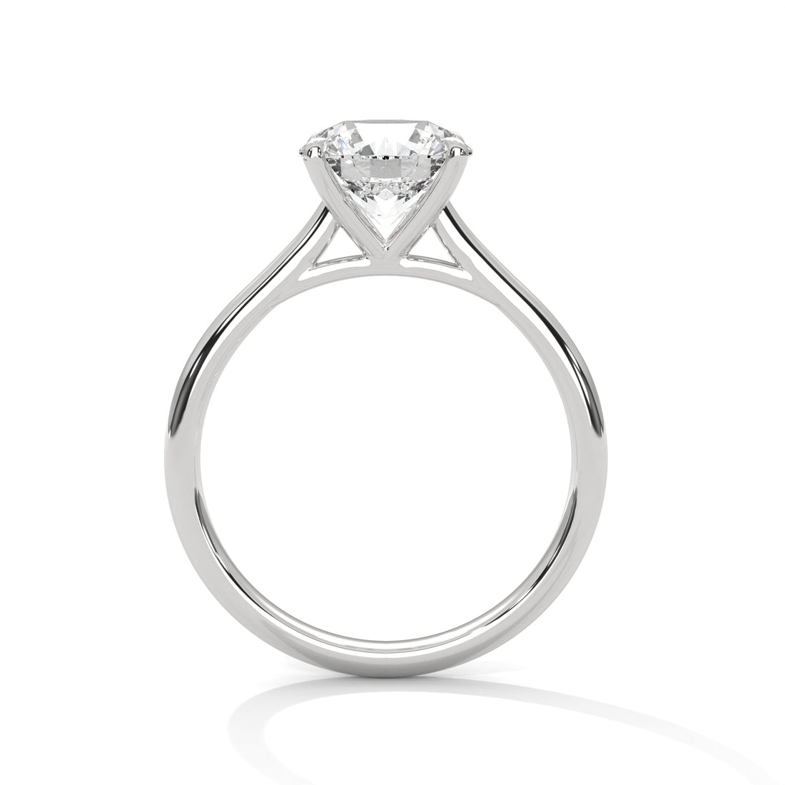 Timeless 1ct Round Lab-Grown Diamond Engagement Ring | E-VS1