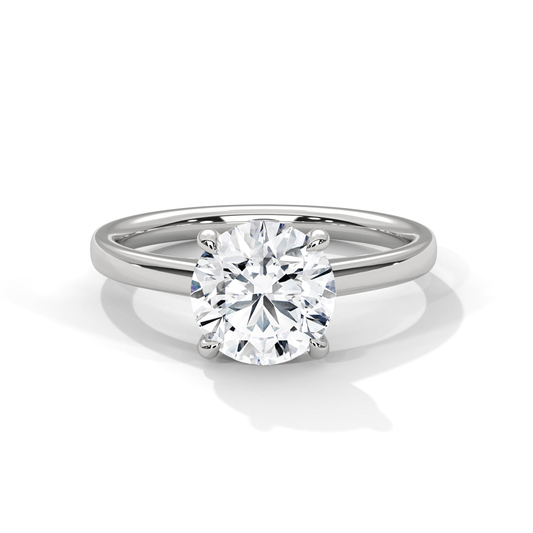 Timeless Glow 1 CT Round-Cut Lab Grown Diamond Solitaire Ring | E VS1