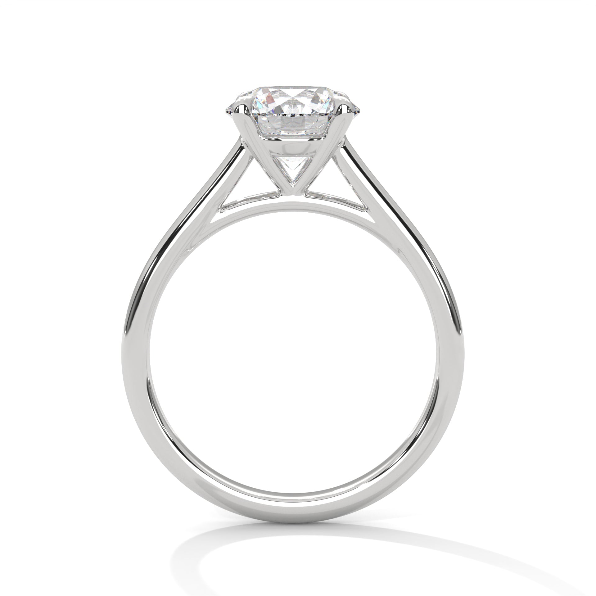 Classic Brilliance 1.5 CT Round-Cut Lab Grown Diamond Solitaire Ring