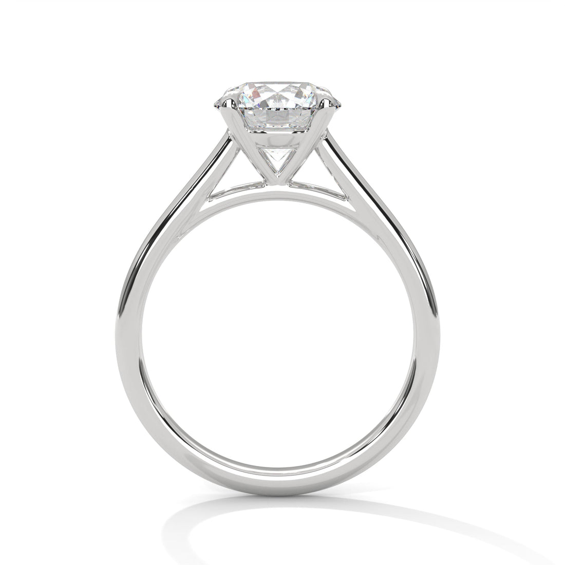 Classic Brilliance 1.5 CT Round-Cut Lab Grown Diamond Solitaire Ring