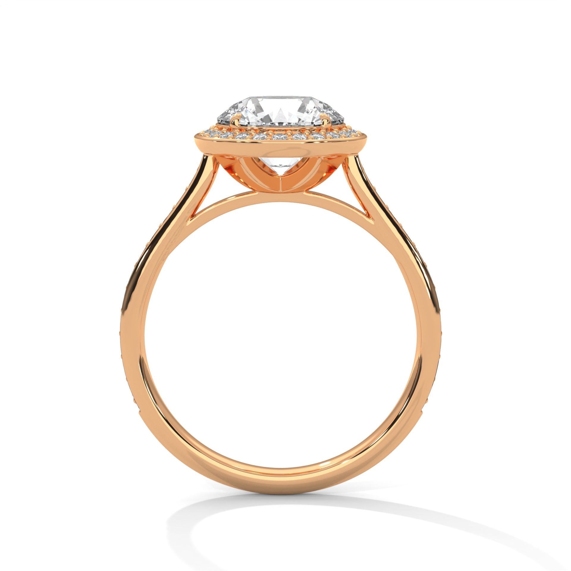 Ethereal Glow 1CT Round Lab-Grown Diamond Engagement Ring | 1.34 CTW