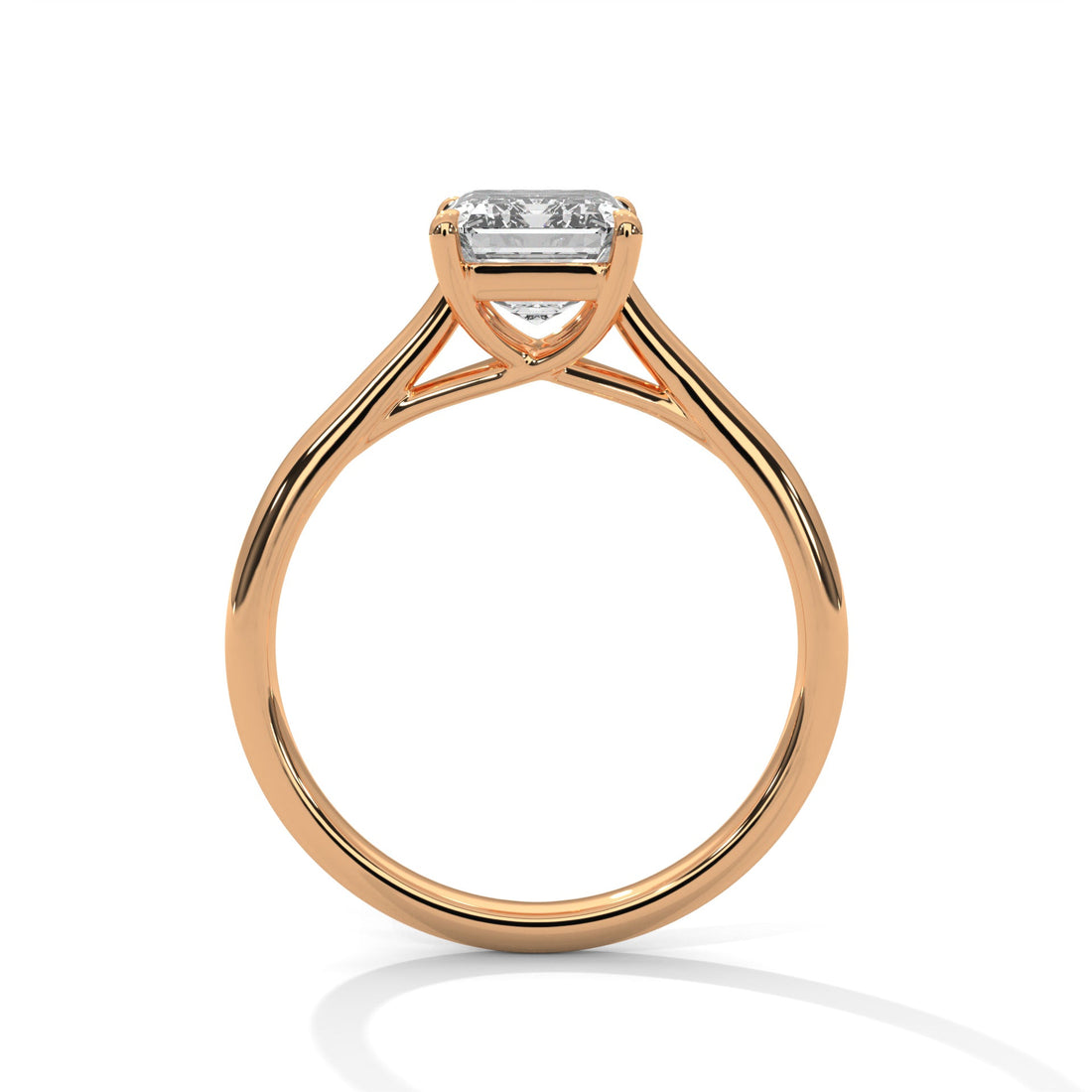 Pave 3ct Emerald Lab-Grown Diamond Engagement Ring | E VS1