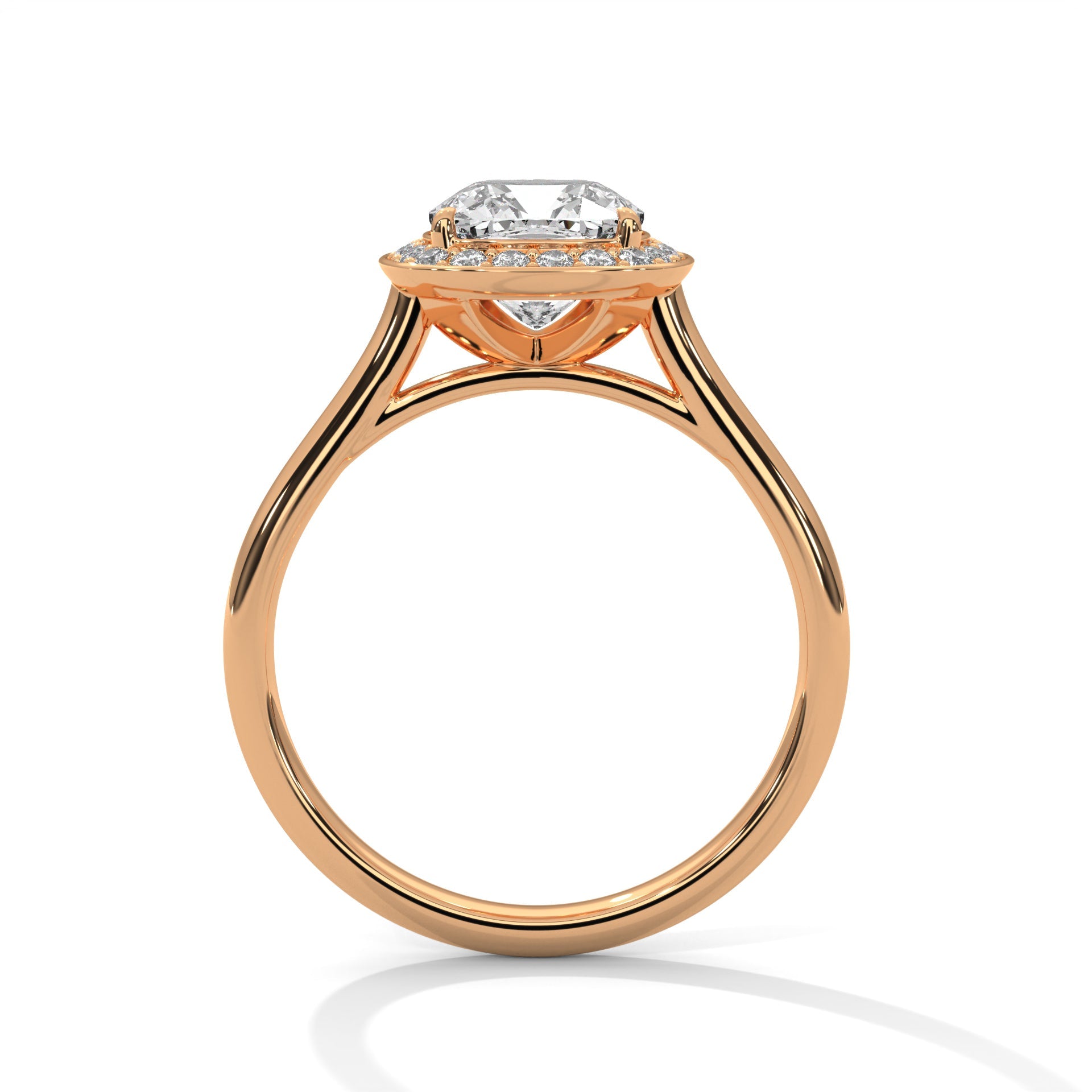 Velora Halo 1.5CT Cushion Lab-Grown Diamond Engagement Ring | 1.66 CTW